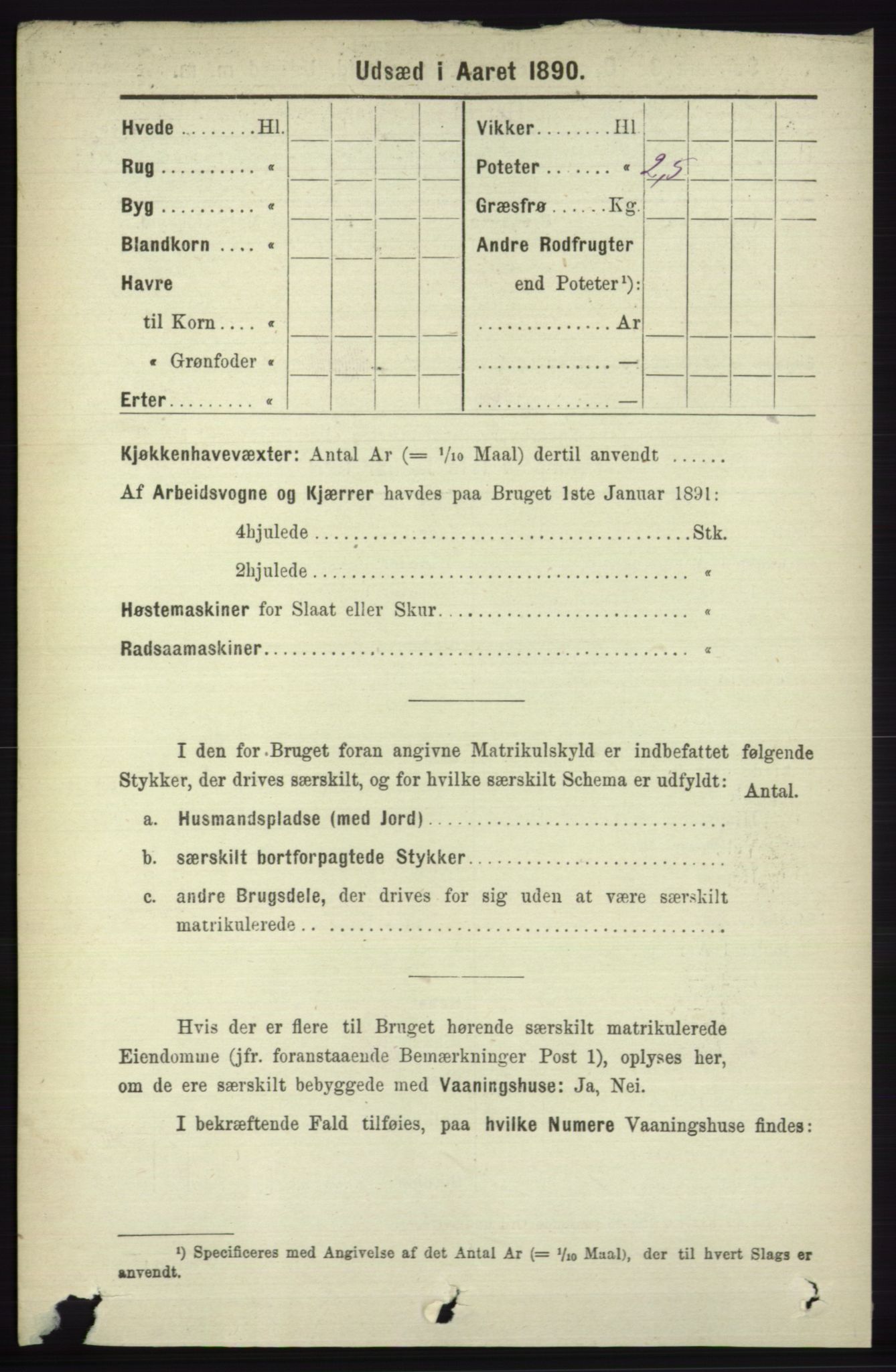 RA, 1891 census for 1230 Ullensvang, 1891, p. 8415