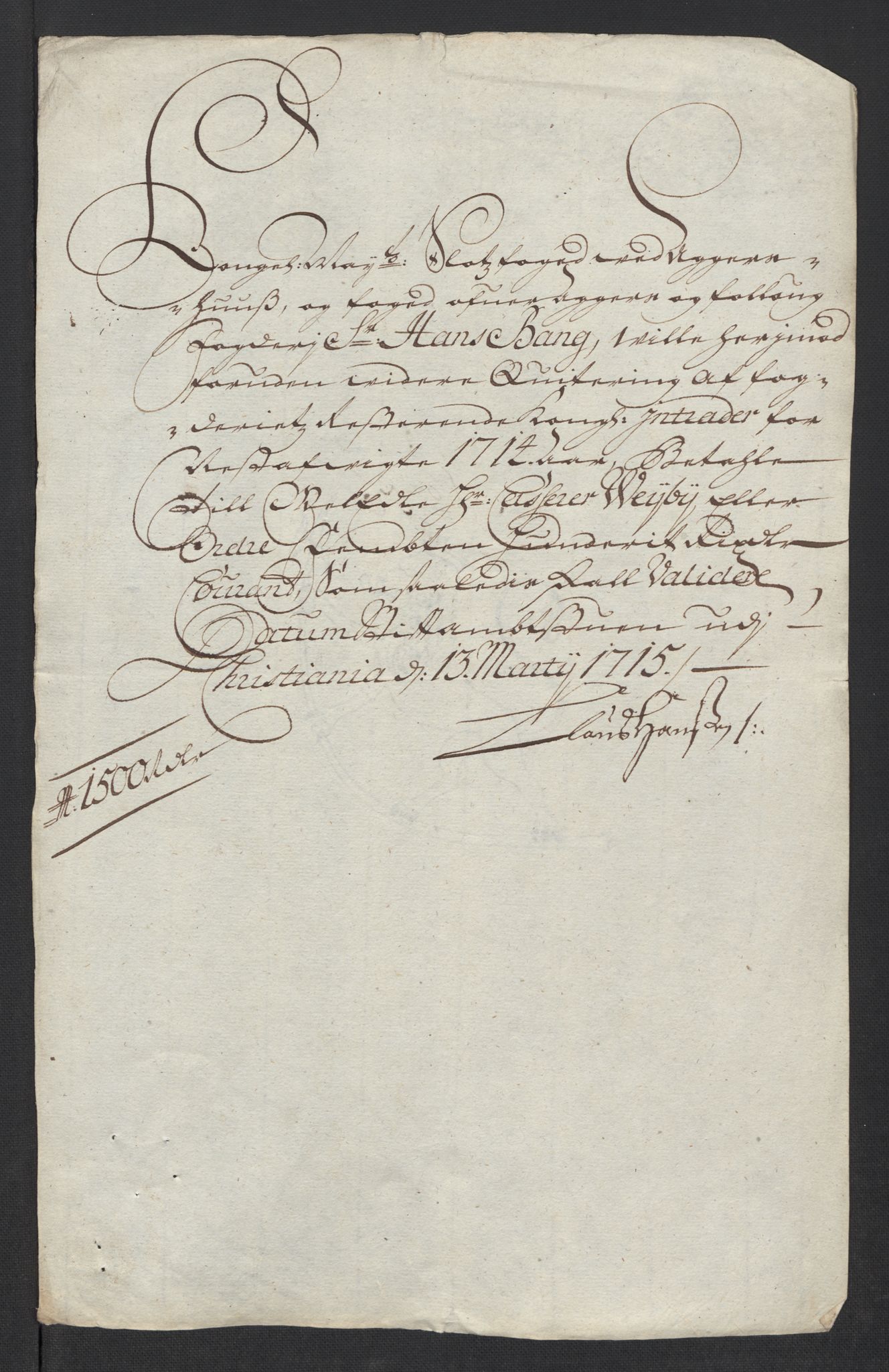 Rentekammeret inntil 1814, Reviderte regnskaper, Fogderegnskap, AV/RA-EA-4092/R10/L0453: Fogderegnskap Aker og Follo, 1715, p. 279