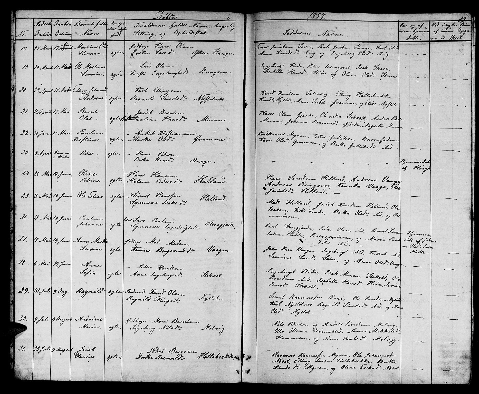 Ministerialprotokoller, klokkerbøker og fødselsregistre - Møre og Romsdal, AV/SAT-A-1454/503/L0047: Parish register (copy) no. 503C02, 1854-1884, p. 12