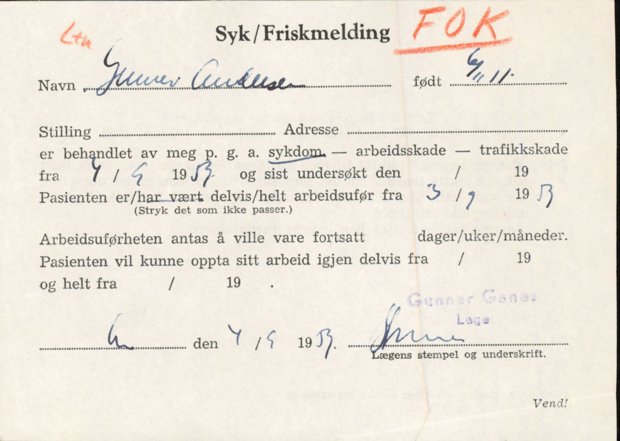 Forsvaret, Rygge hovedflystasjon, AV/RA-RAFA-2298/P/Pd/L0039: Andersen, Gunnar Bjarne - Coward, Christian - f. 1916, 1916, p. 58