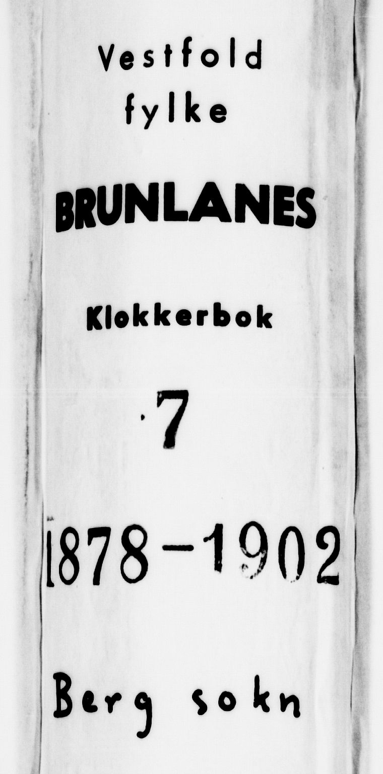 Brunlanes kirkebøker, AV/SAKO-A-342/G/Gb/L0002: Parish register (copy) no. II 2, 1878-1902