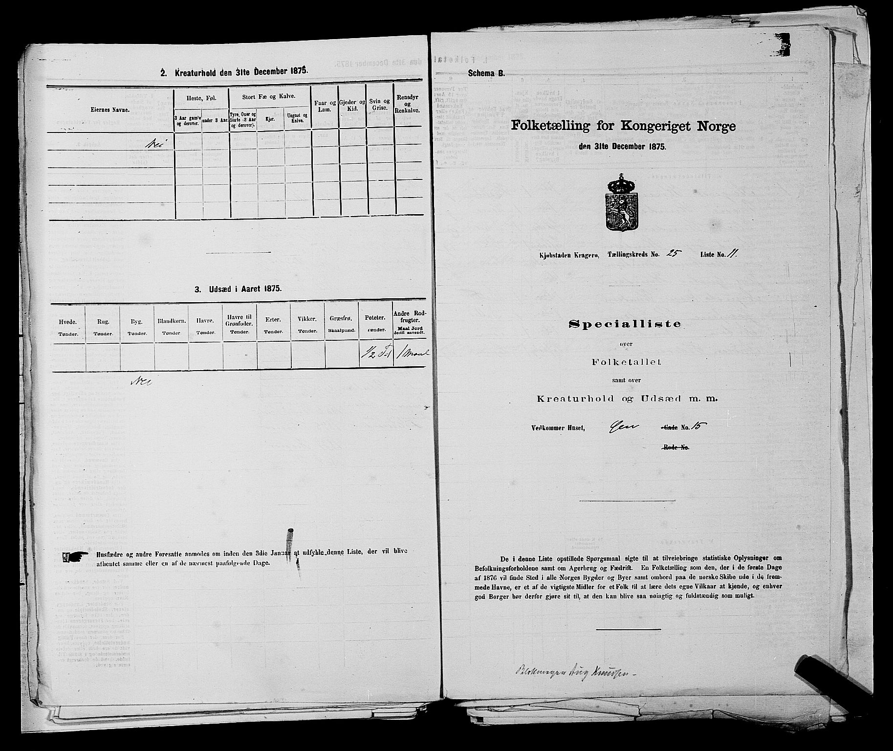 SAKO, 1875 census for 0801P Kragerø, 1875, p. 556