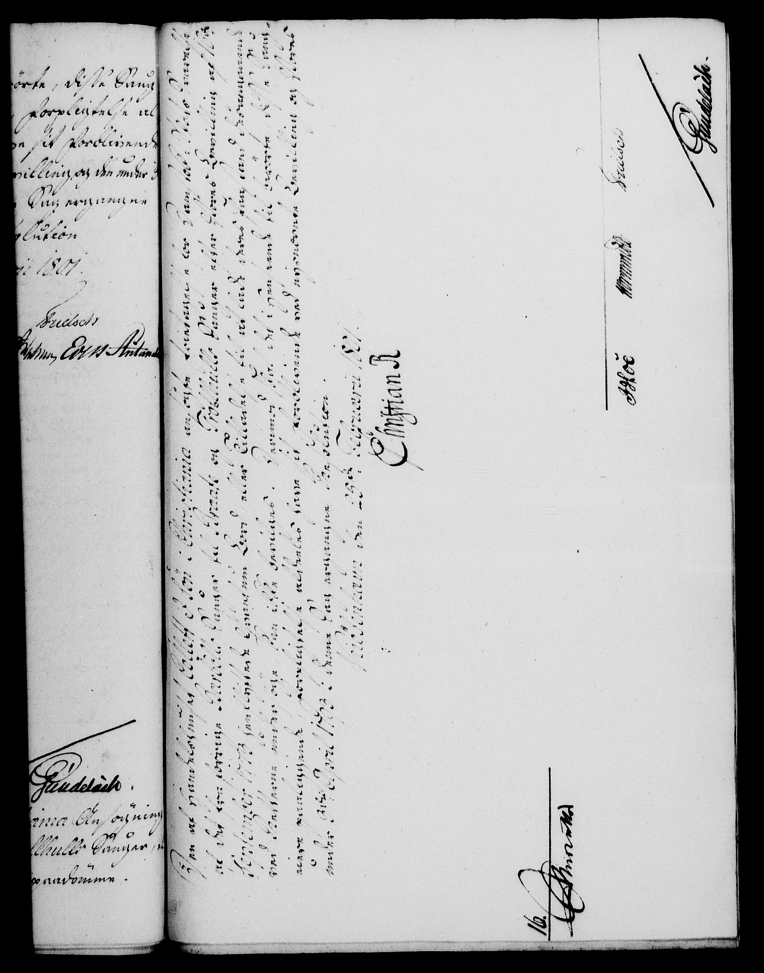 Rentekammeret, Kammerkanselliet, RA/EA-3111/G/Gf/Gfa/L0083: Norsk relasjons- og resolusjonsprotokoll (merket RK 52.83), 1801, p. 161