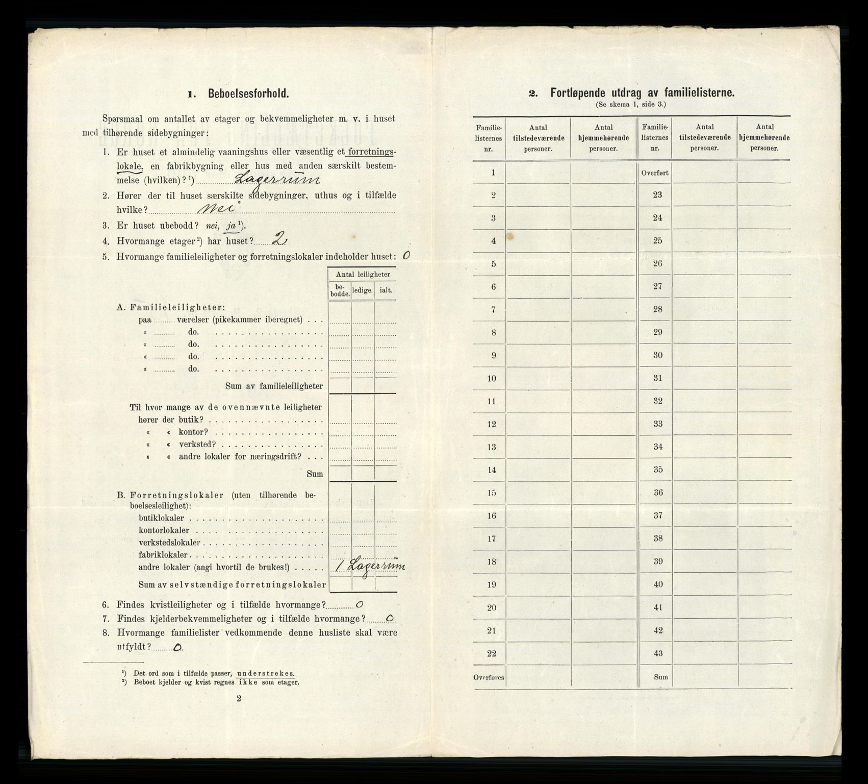 RA, 1910 census for Bergen, 1910, p. 2262