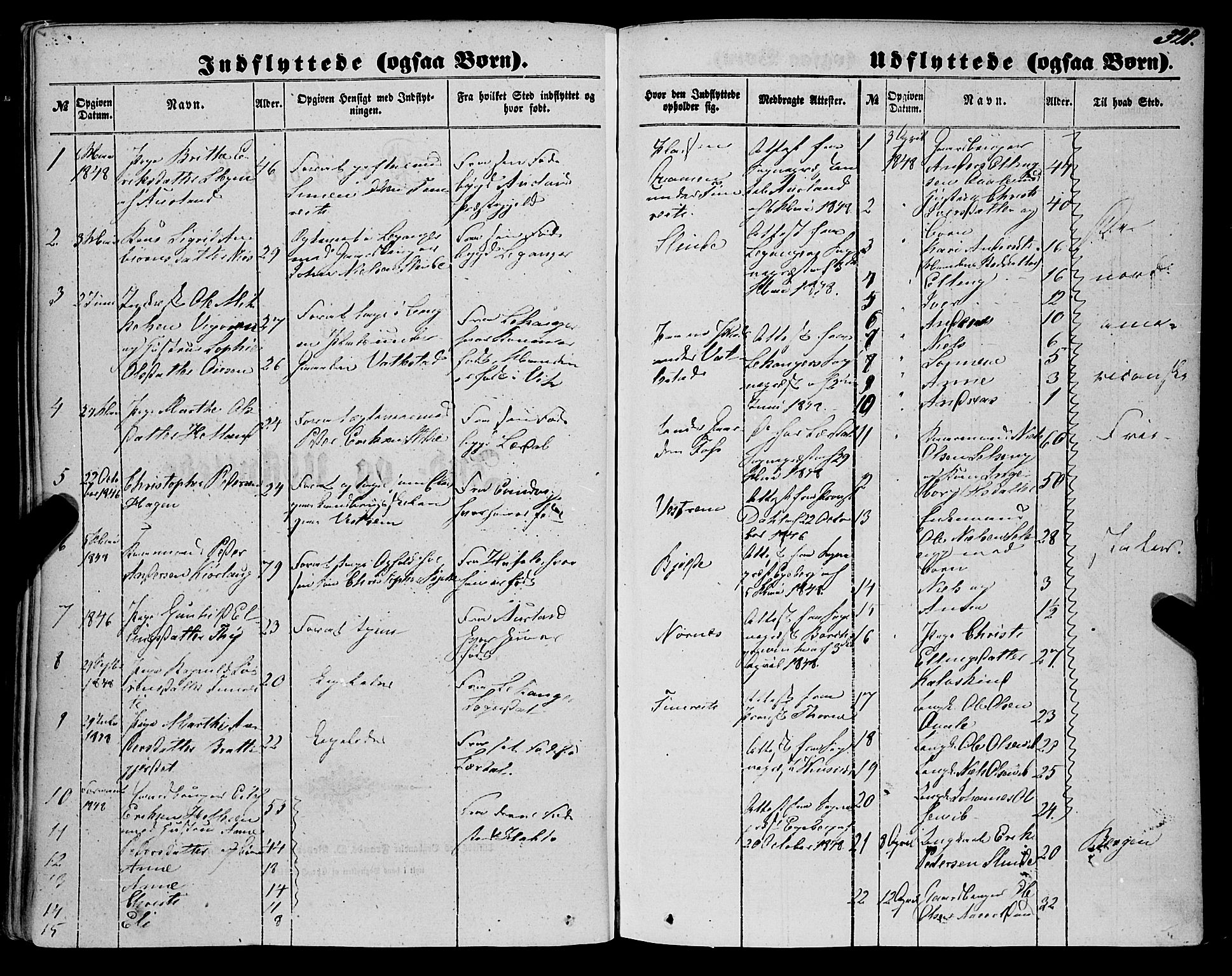 Sogndal sokneprestembete, SAB/A-81301/H/Haa/Haaa/L0012II: Parish register (official) no. A 12II, 1847-1877, p. 328