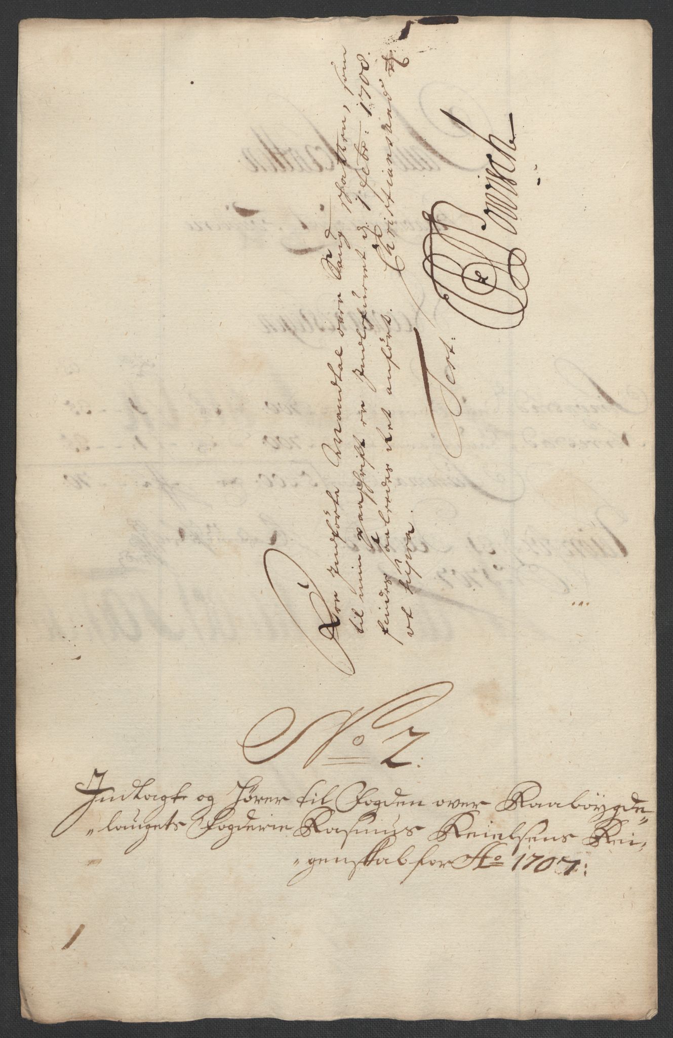 Rentekammeret inntil 1814, Reviderte regnskaper, Fogderegnskap, RA/EA-4092/R40/L2448: Fogderegnskap Råbyggelag, 1706-1708, p. 202