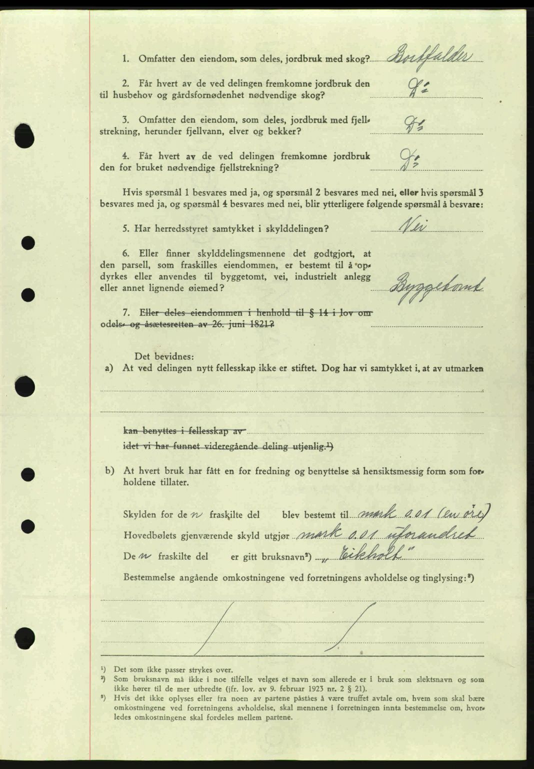 Tønsberg sorenskriveri, AV/SAKO-A-130/G/Ga/Gaa/L0016: Mortgage book no. A16, 1944-1945, Diary no: : 2526/1944