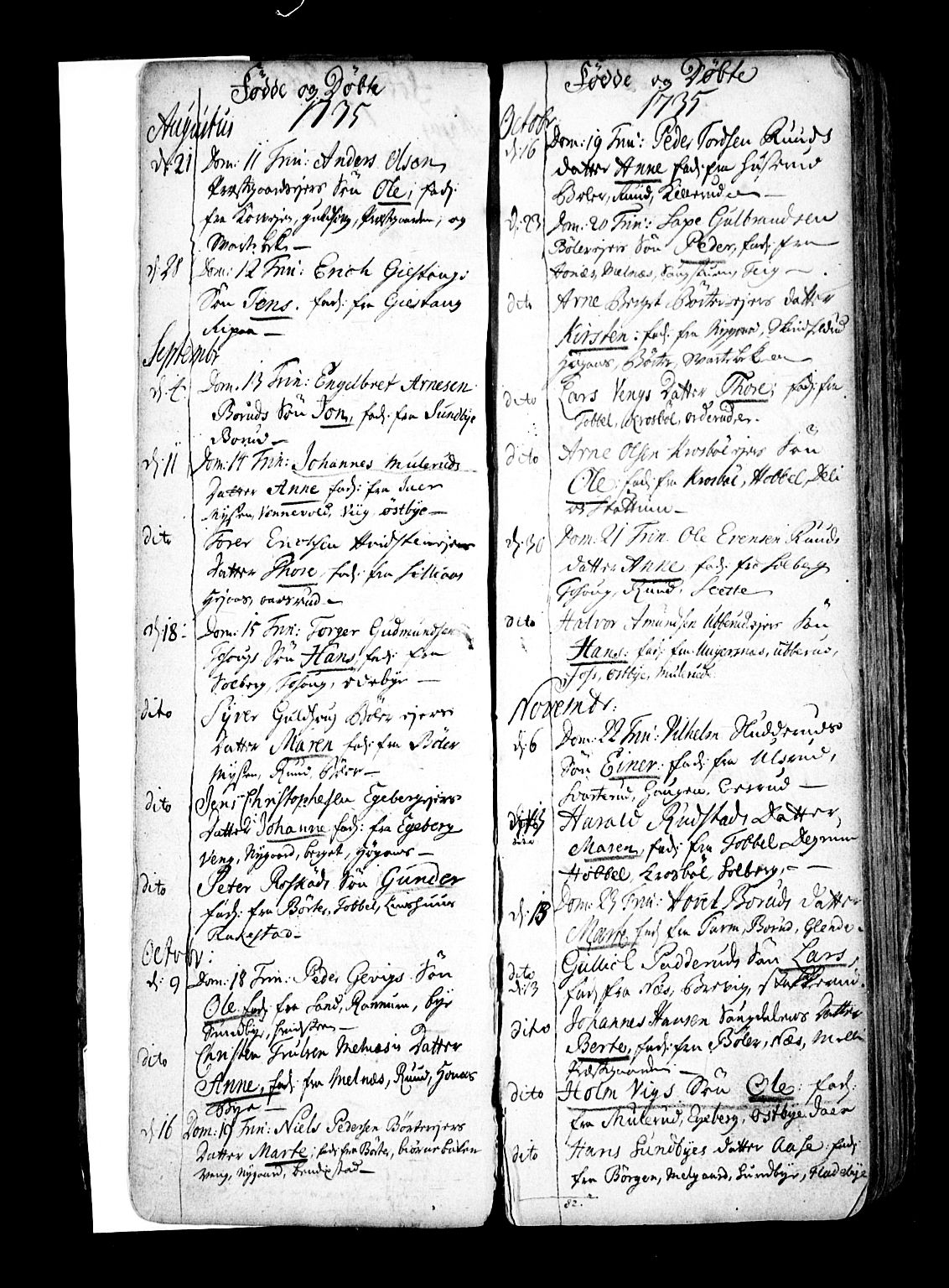 Enebakk prestekontor Kirkebøker, SAO/A-10171c/F/Fa/L0001: Parish register (official) no. I 1, 1719-1754