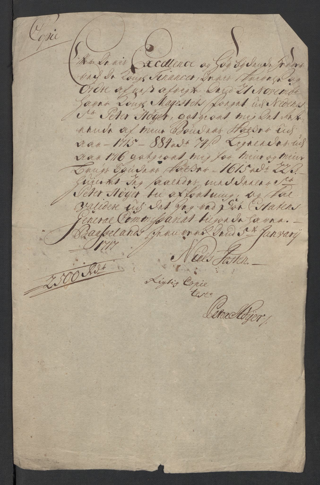 Rentekammeret inntil 1814, Reviderte regnskaper, Fogderegnskap, RA/EA-4092/R39/L2325: Fogderegnskap Nedenes, 1716, p. 351