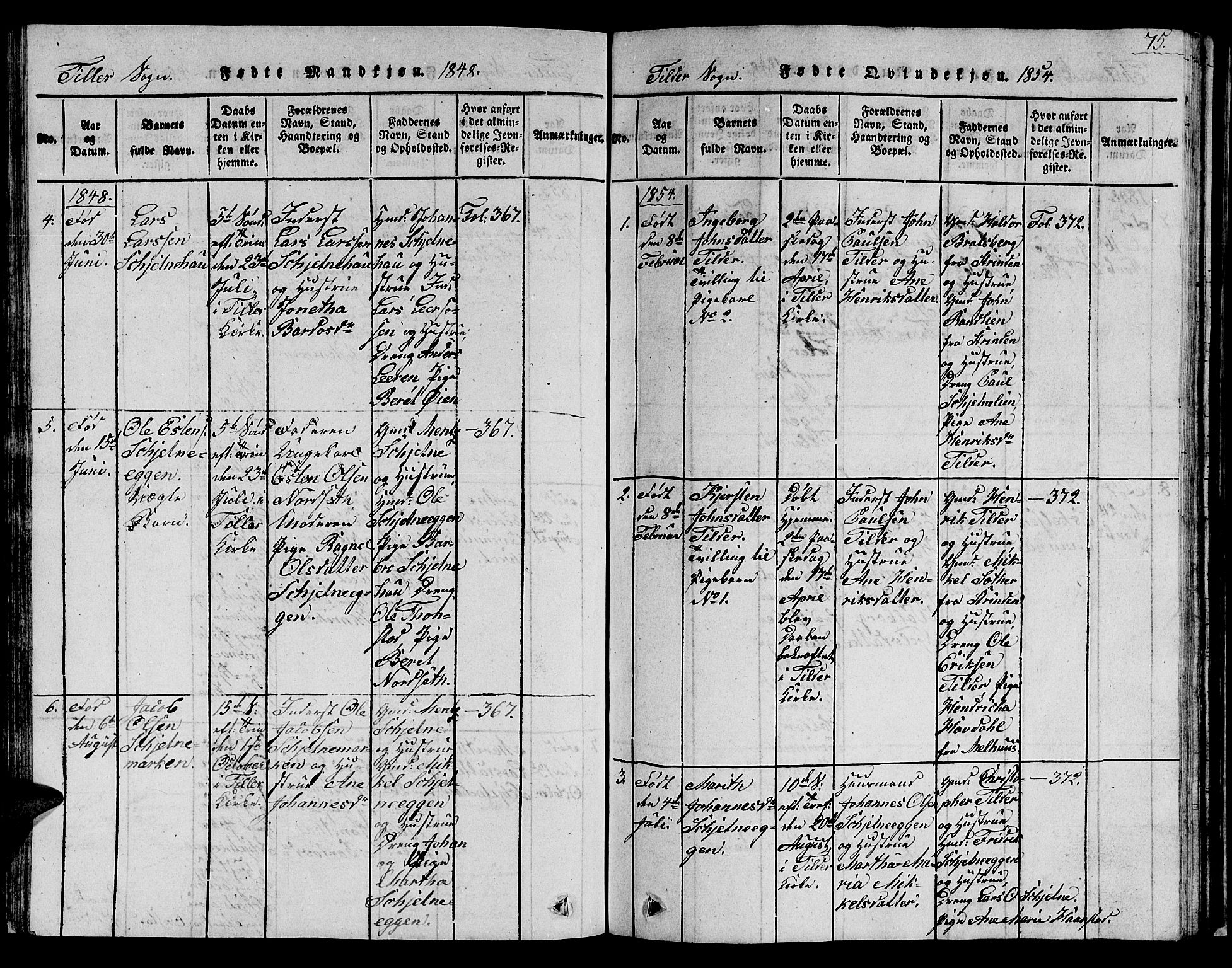 Ministerialprotokoller, klokkerbøker og fødselsregistre - Sør-Trøndelag, SAT/A-1456/621/L0458: Parish register (copy) no. 621C01, 1816-1865, p. 75