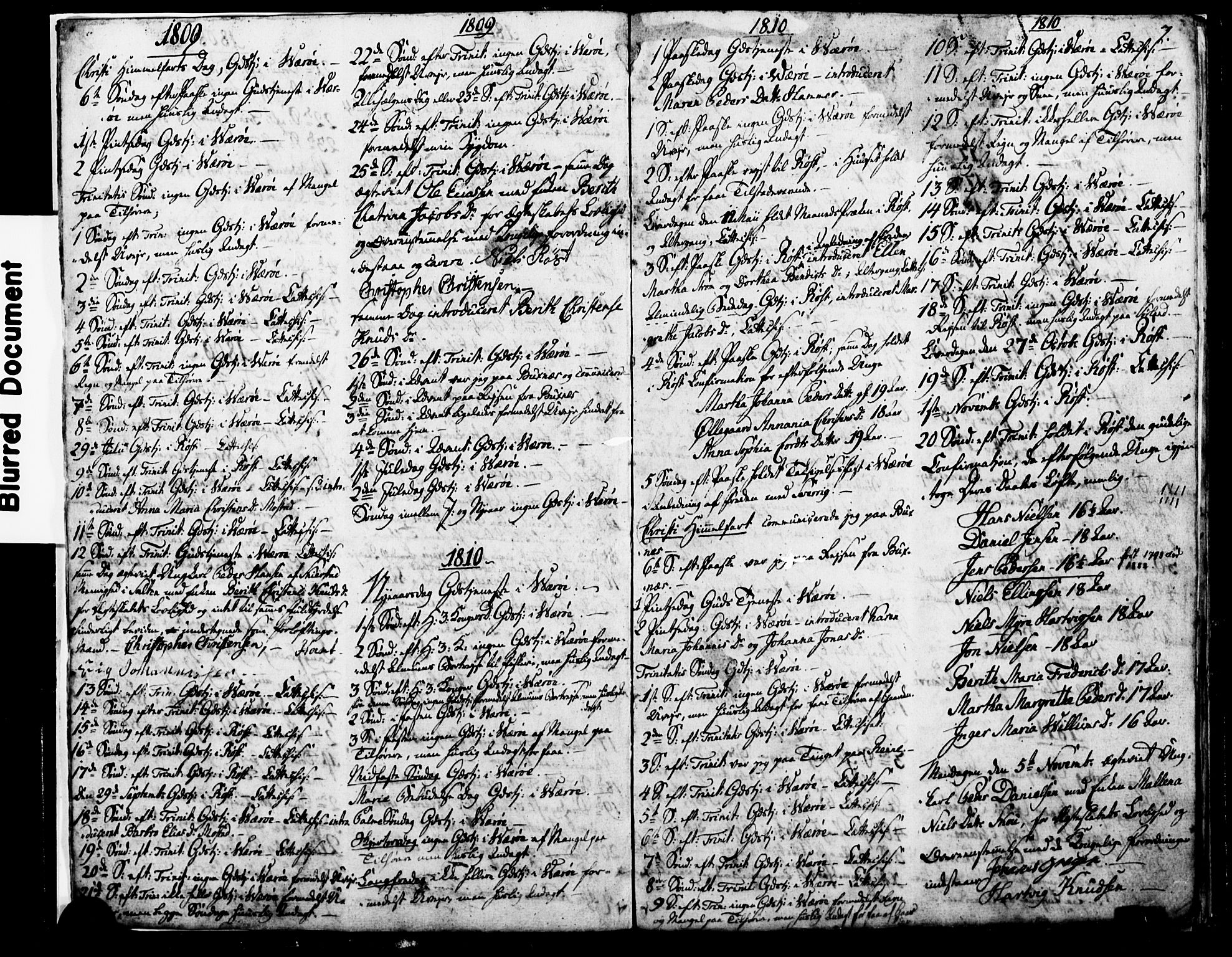 Ministerialprotokoller, klokkerbøker og fødselsregistre - Nordland, SAT/A-1459/807/L0119: Parish register (official) no. 807A02, 1800-1821, p. 7