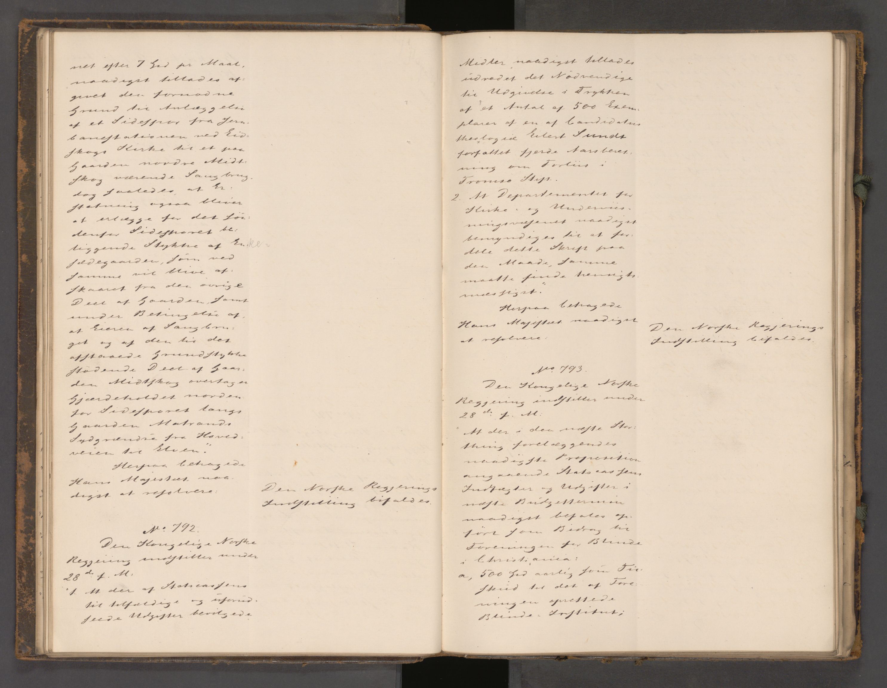 Statsrådssekretariatet, AV/RA-S-1001/A/Ab/L0104: Kgl. res. nr. 724-1001b, 2. halvår, 1865
