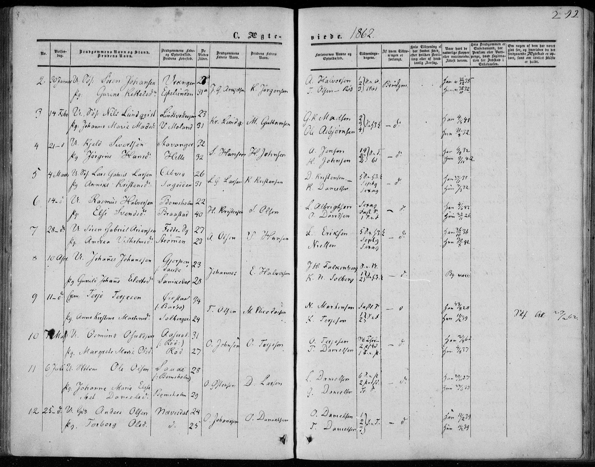 Øyestad sokneprestkontor, AV/SAK-1111-0049/F/Fa/L0015: Parish register (official) no. A 15, 1857-1873, p. 293