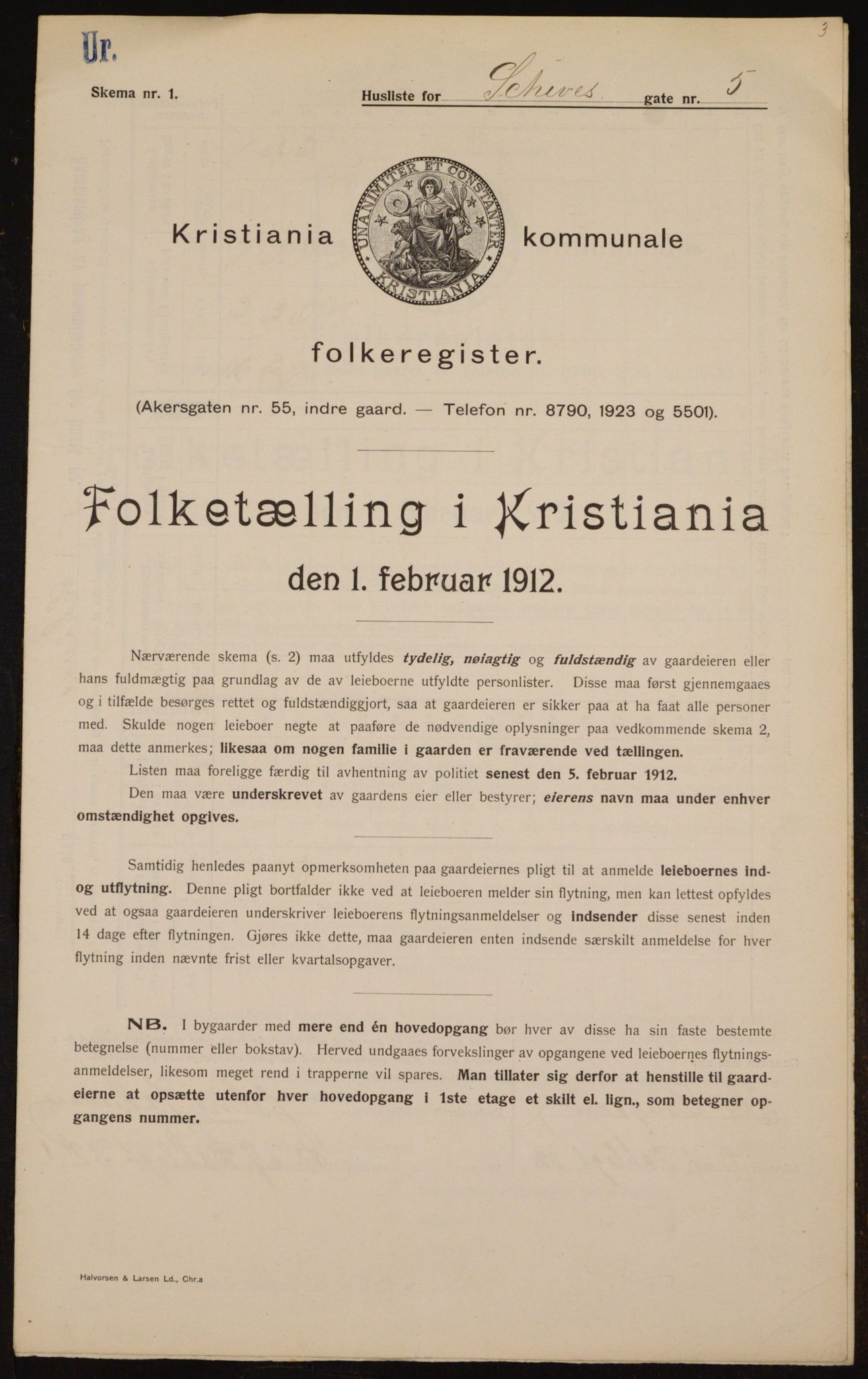 OBA, Municipal Census 1912 for Kristiania, 1912, p. 89806