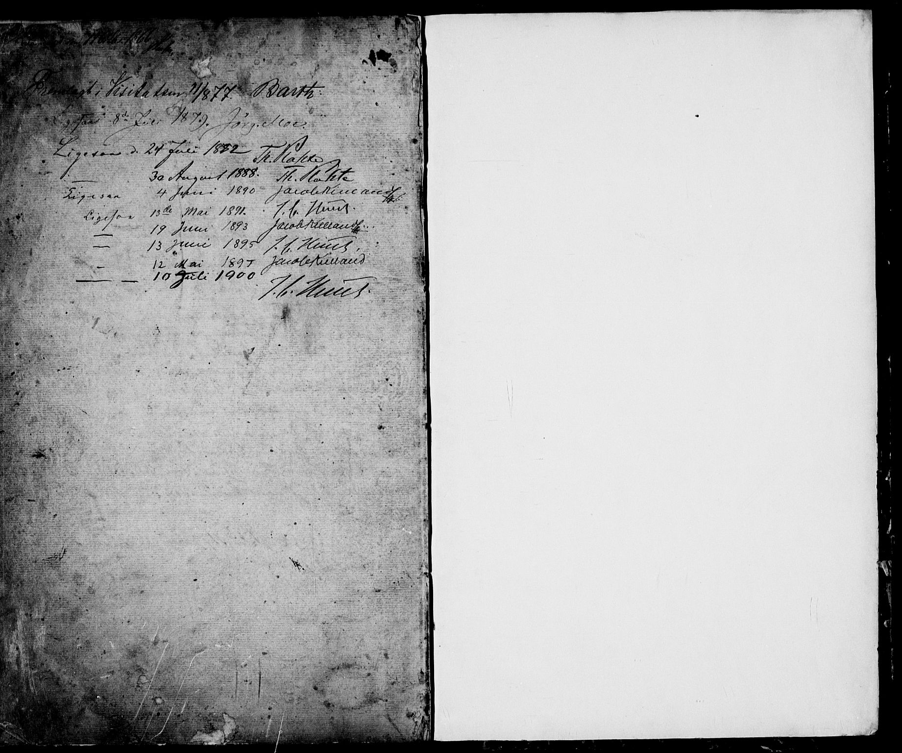 Torvastad sokneprestkontor, SAST/A -101857/H/Ha/Hab/L0003: Parish register (copy) no. B 3, 1850-1900