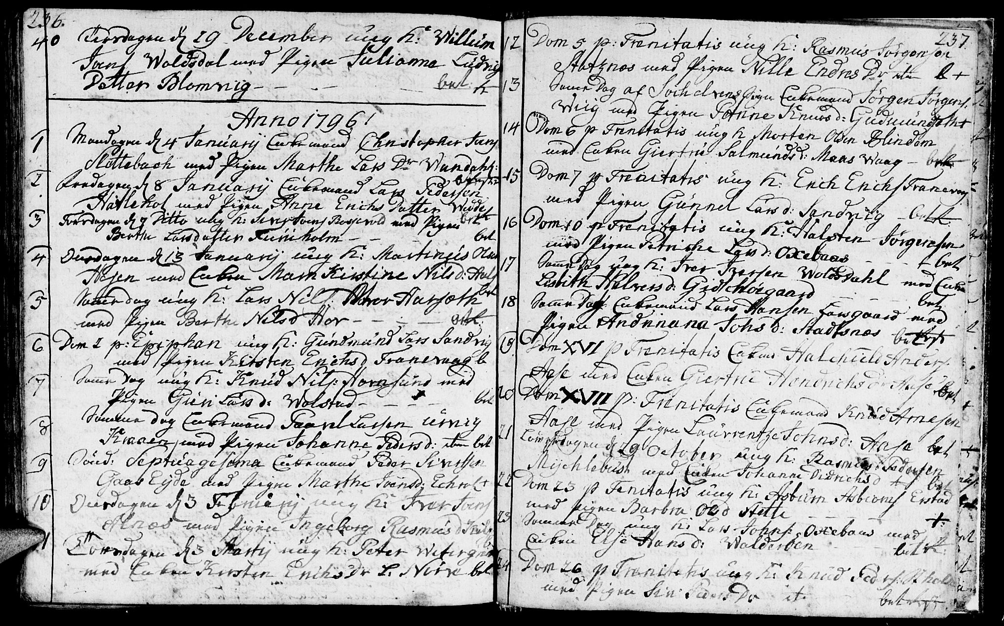 Ministerialprotokoller, klokkerbøker og fødselsregistre - Møre og Romsdal, SAT/A-1454/528/L0421: Parish register (copy) no. 528C02, 1785-1800, p. 236-237