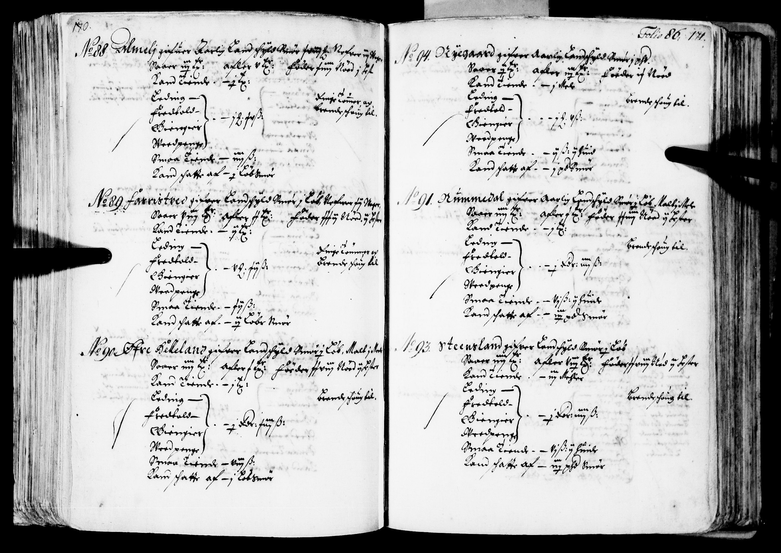 Rentekammeret inntil 1814, Realistisk ordnet avdeling, RA/EA-4070/N/Nb/Nba/L0039: Nordhordland fogderi, 1667, p. 85b-86a