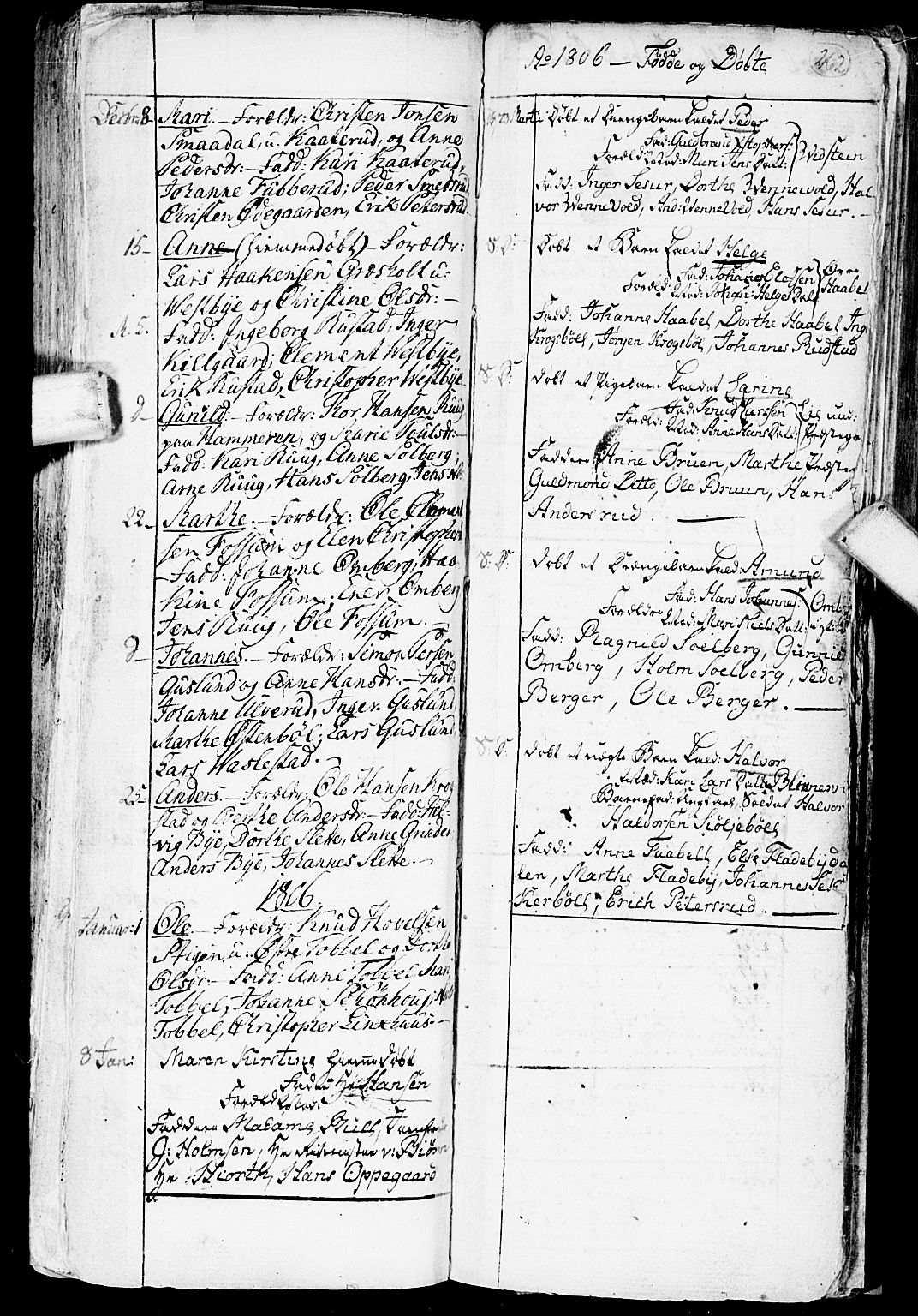 Enebakk prestekontor Kirkebøker, SAO/A-10171c/F/Fa/L0002: Parish register (official) no. I 2, 1755-1806, p. 261-262