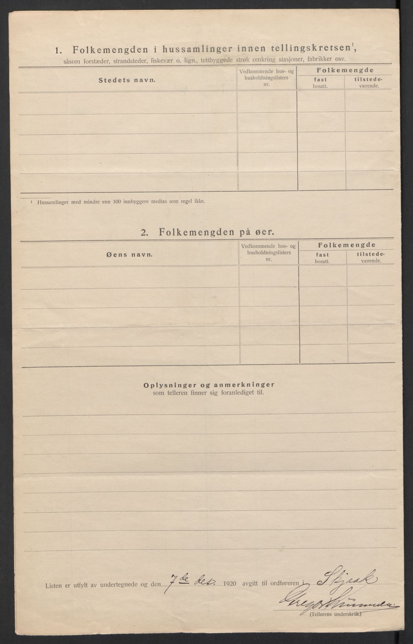 SAH, 1920 census for Skjåk, 1920, p. 32