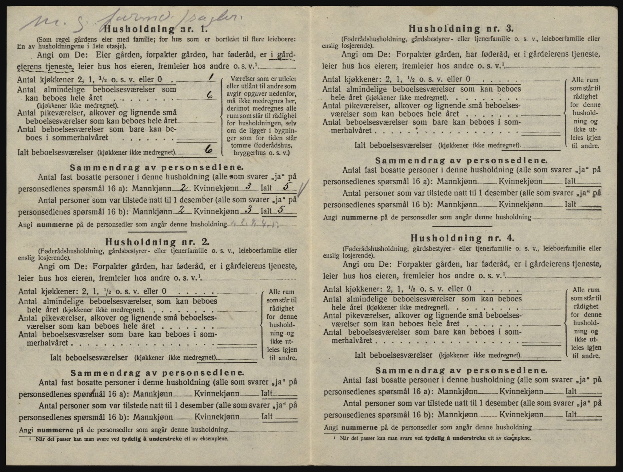 SAO, 1920 census for Glemmen, 1920, p. 2140