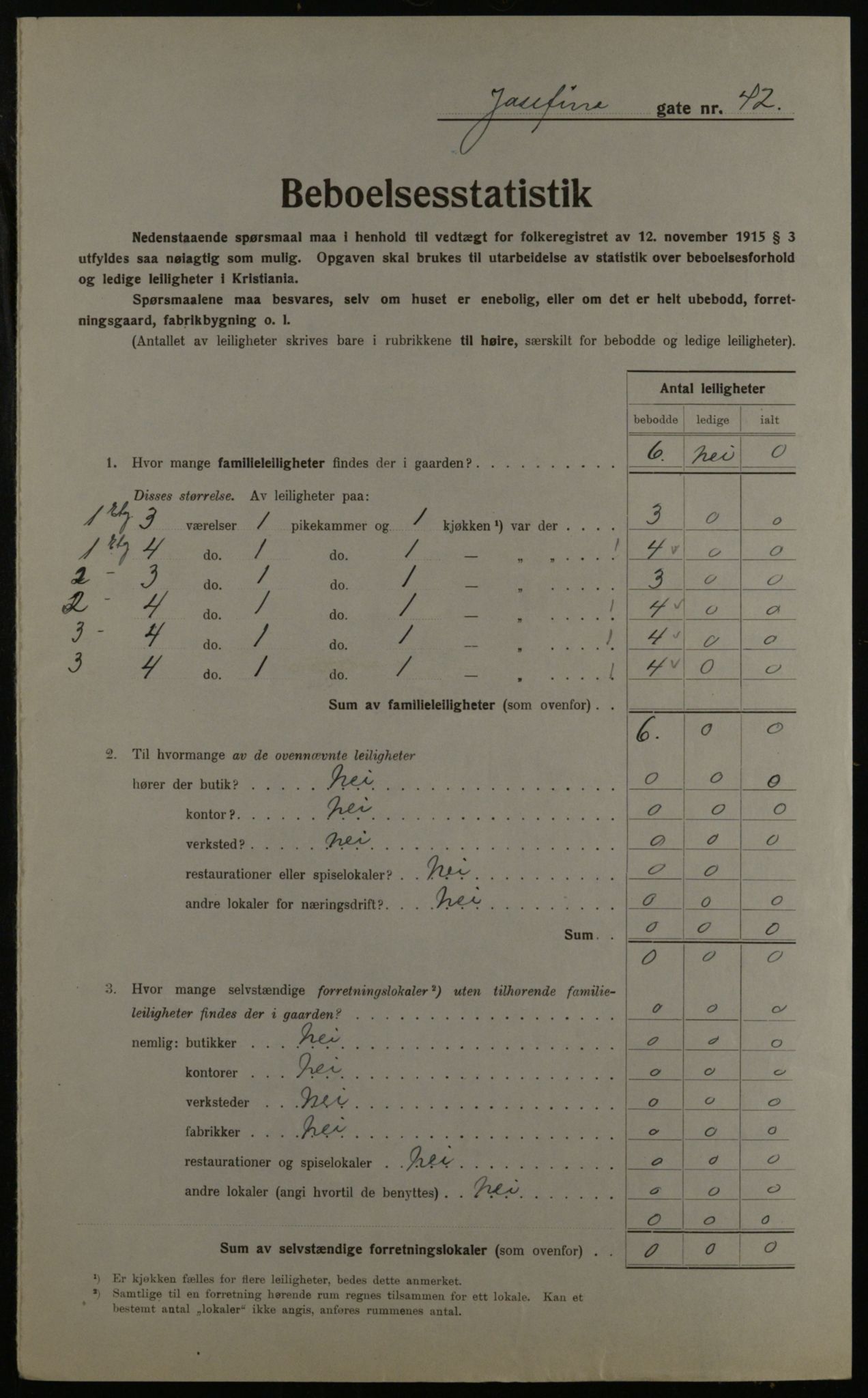 OBA, Municipal Census 1923 for Kristiania, 1923, p. 53478