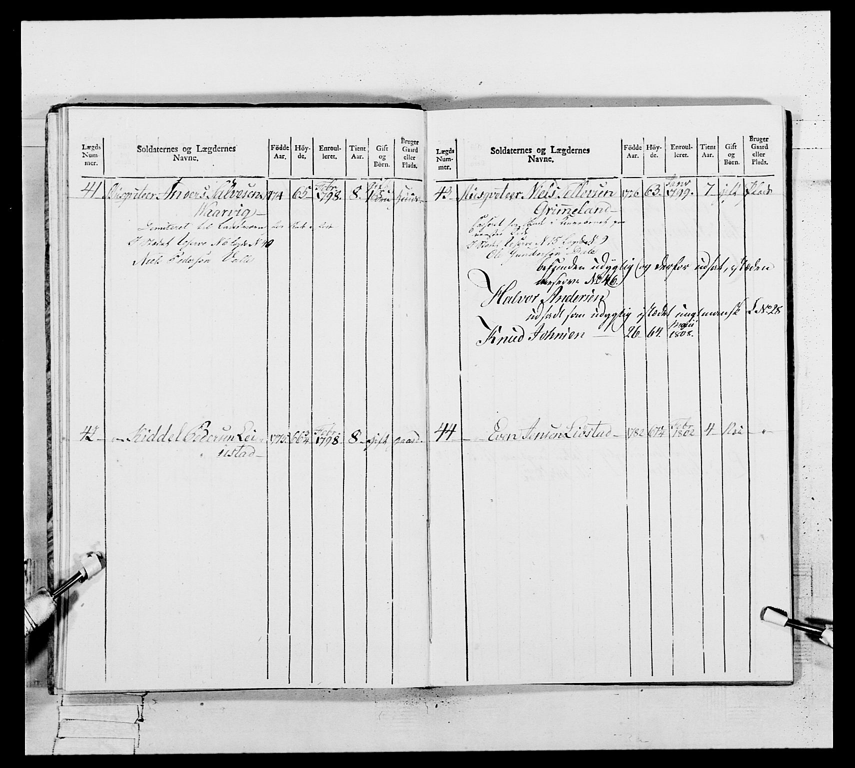 Generalitets- og kommissariatskollegiet, Det kongelige norske kommissariatskollegium, AV/RA-EA-5420/E/Eh/L0109: Vesterlenske nasjonale infanteriregiment, 1806, p. 284
