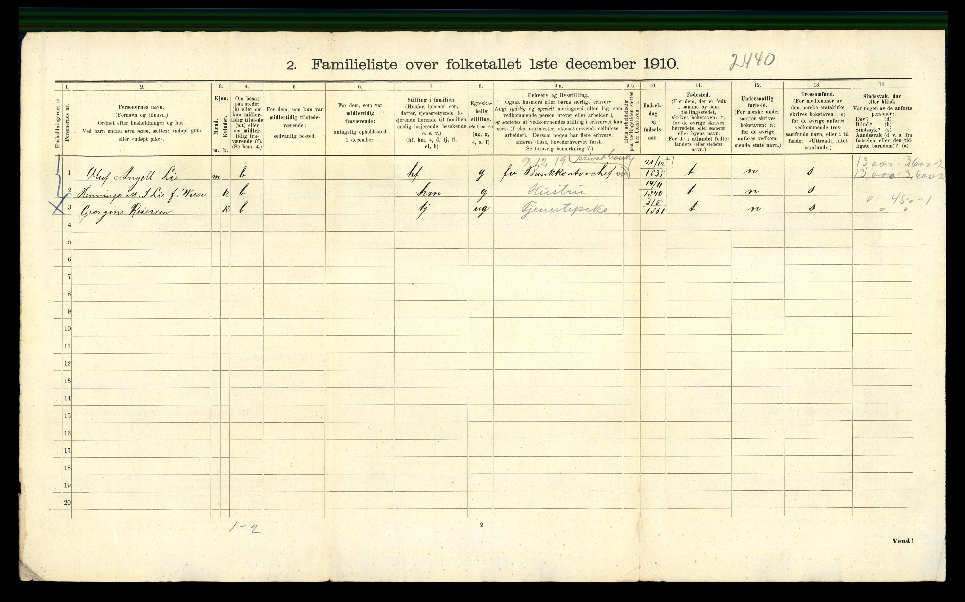 RA, 1910 census for Bergen, 1910, p. 28746