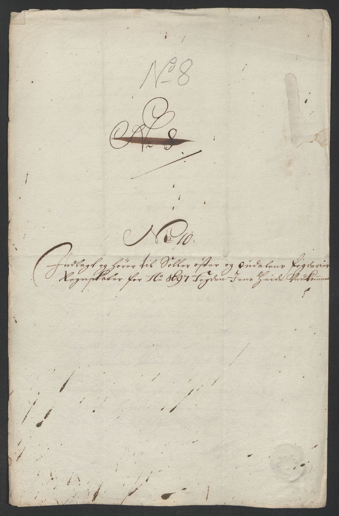 Rentekammeret inntil 1814, Reviderte regnskaper, Fogderegnskap, AV/RA-EA-4092/R13/L0835: Fogderegnskap Solør, Odal og Østerdal, 1697, p. 162