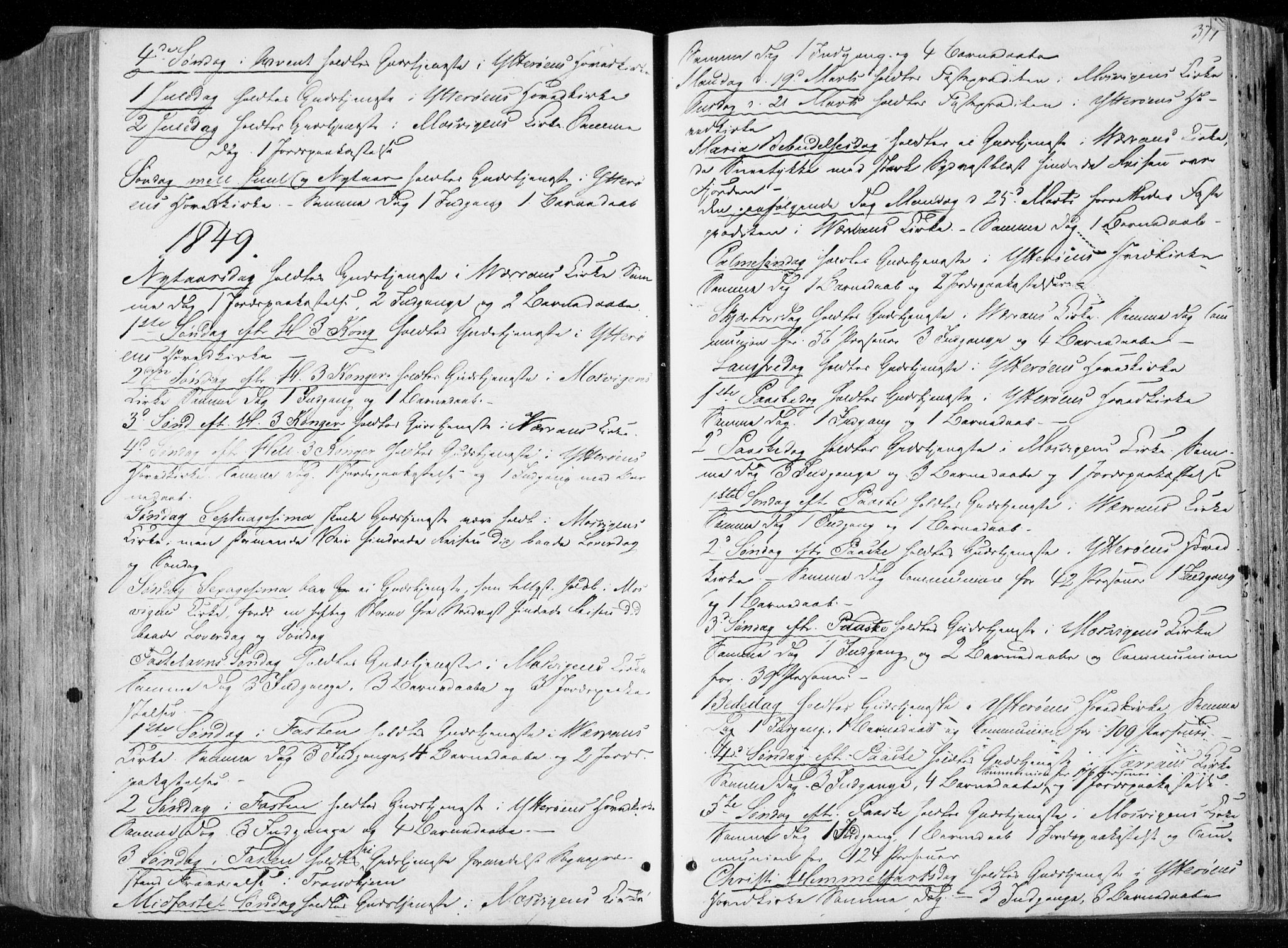 Ministerialprotokoller, klokkerbøker og fødselsregistre - Nord-Trøndelag, SAT/A-1458/722/L0218: Parish register (official) no. 722A05, 1843-1868, p. 377