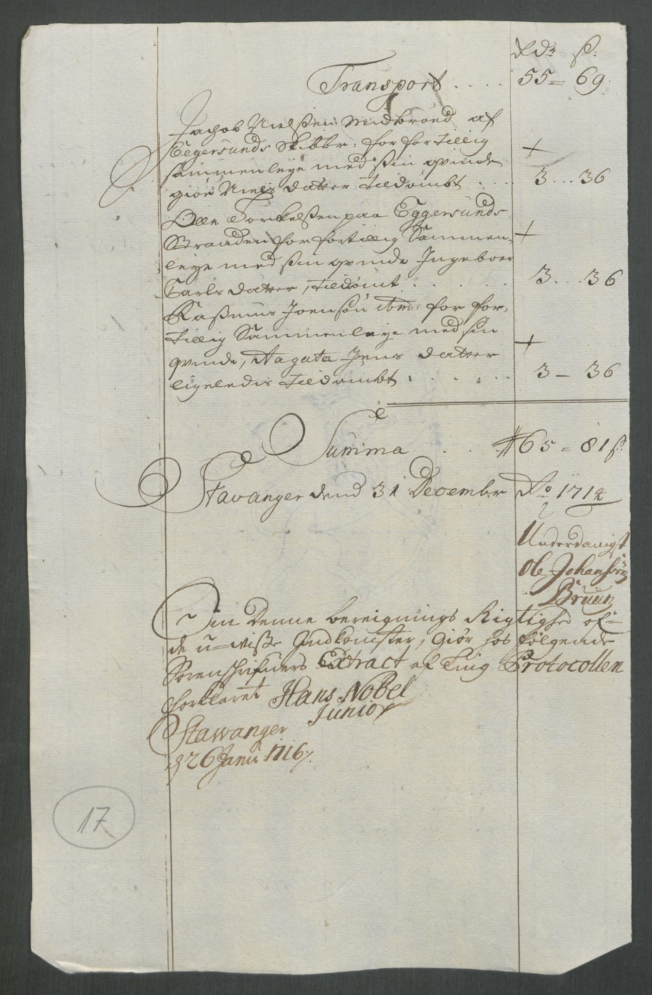 Rentekammeret inntil 1814, Reviderte regnskaper, Fogderegnskap, RA/EA-4092/R46/L2738: Fogderegnskap Jæren og Dalane, 1713-1714, p. 310