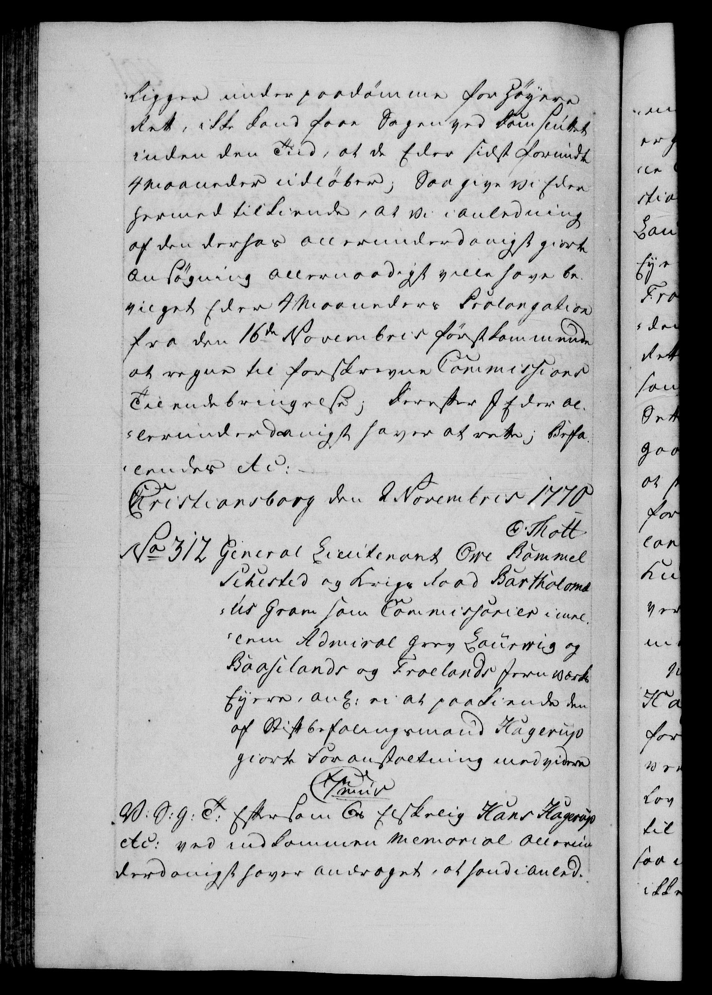 Danske Kanselli 1572-1799, AV/RA-EA-3023/F/Fc/Fca/Fcab/L0039: Norske tegnelser, 1769-1771, p. 401b