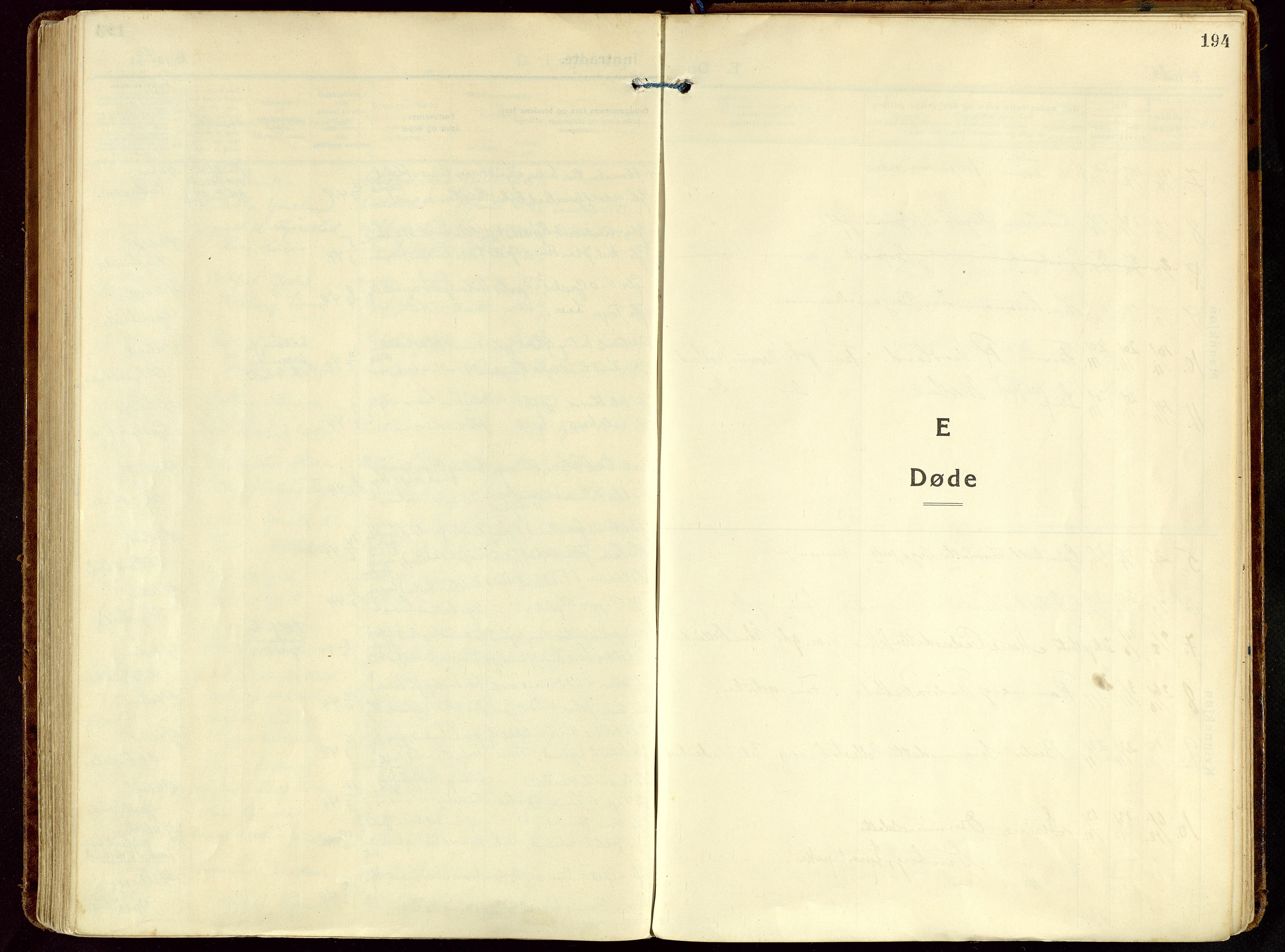 Gjesdal sokneprestkontor, SAST/A-101796/003/O/L0001: Parish register (official) no. A 1, 1925-1949, p. 194