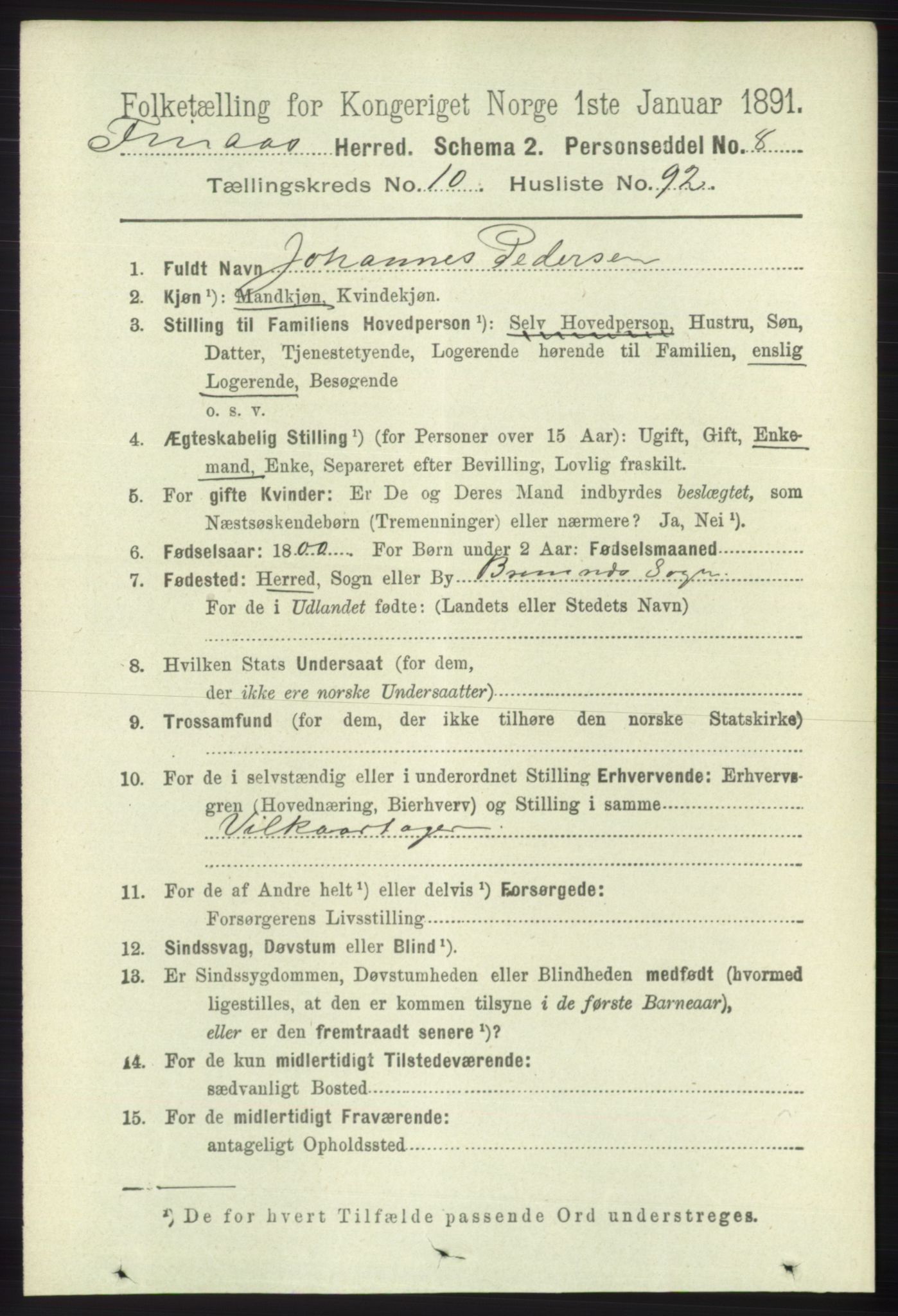 RA, 1891 census for 1218 Finnås, 1891, p. 5096