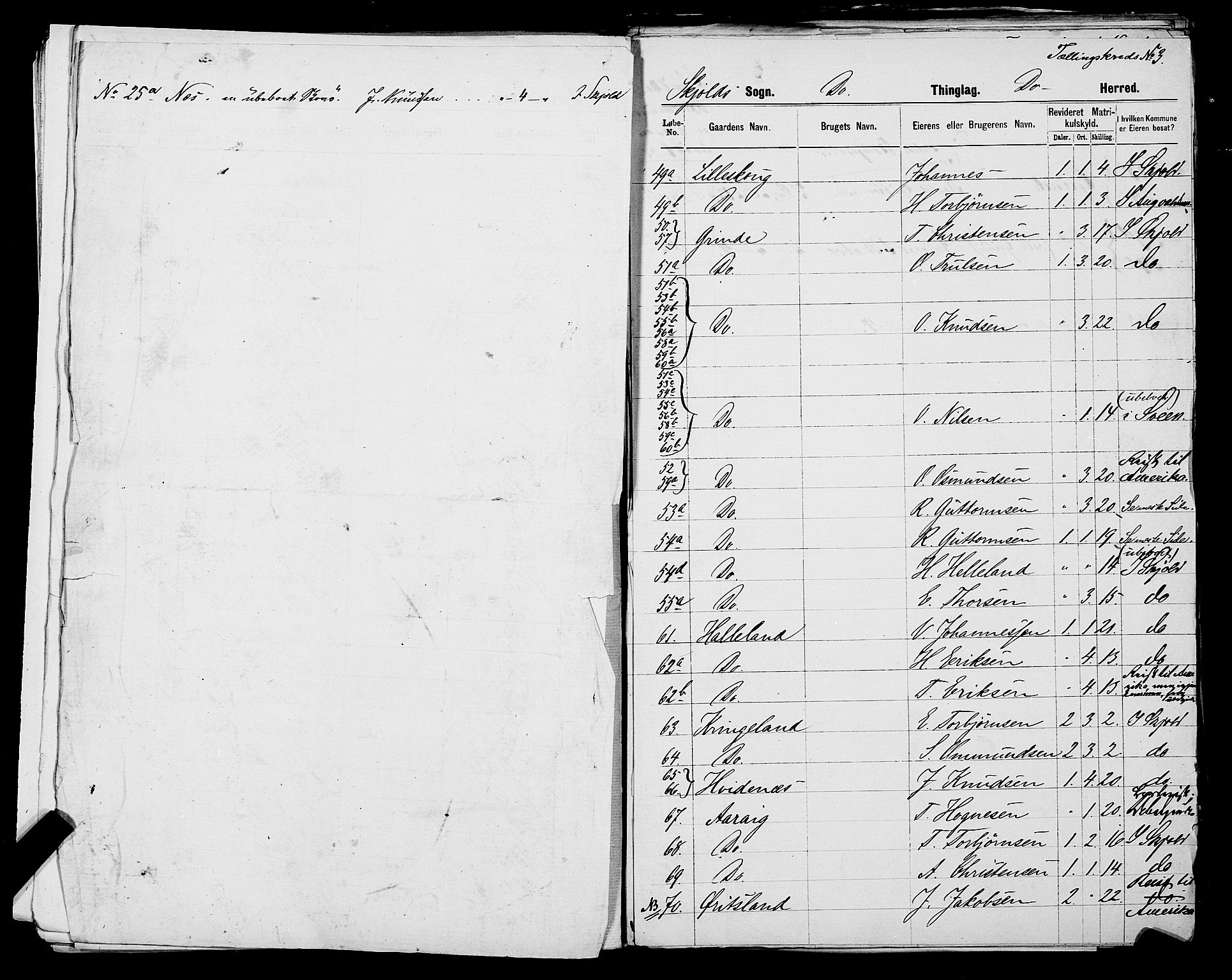 SAST, 1875 census for 1154P Skjold, 1875, p. 38