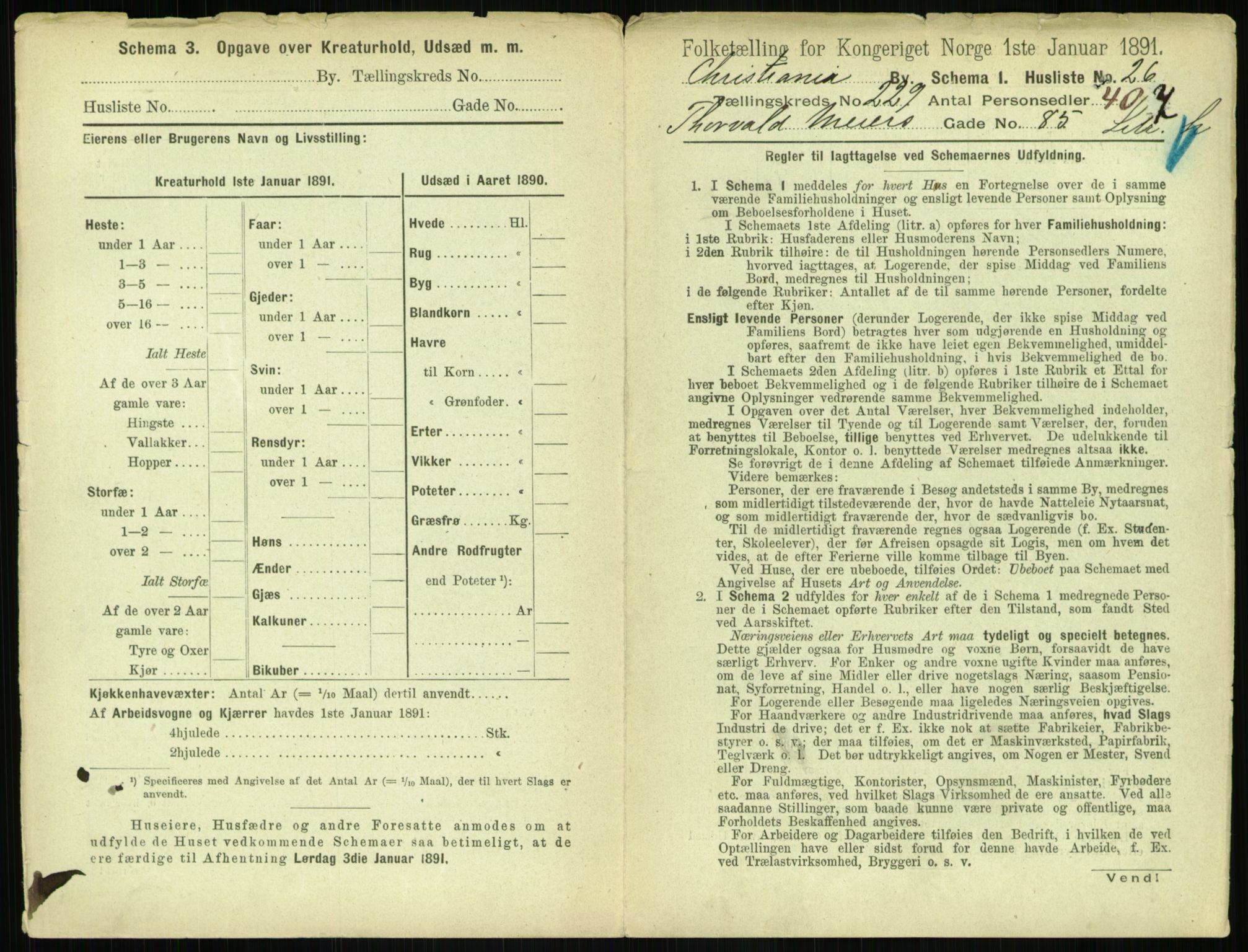 RA, 1891 census for 0301 Kristiania, 1891, p. 140392