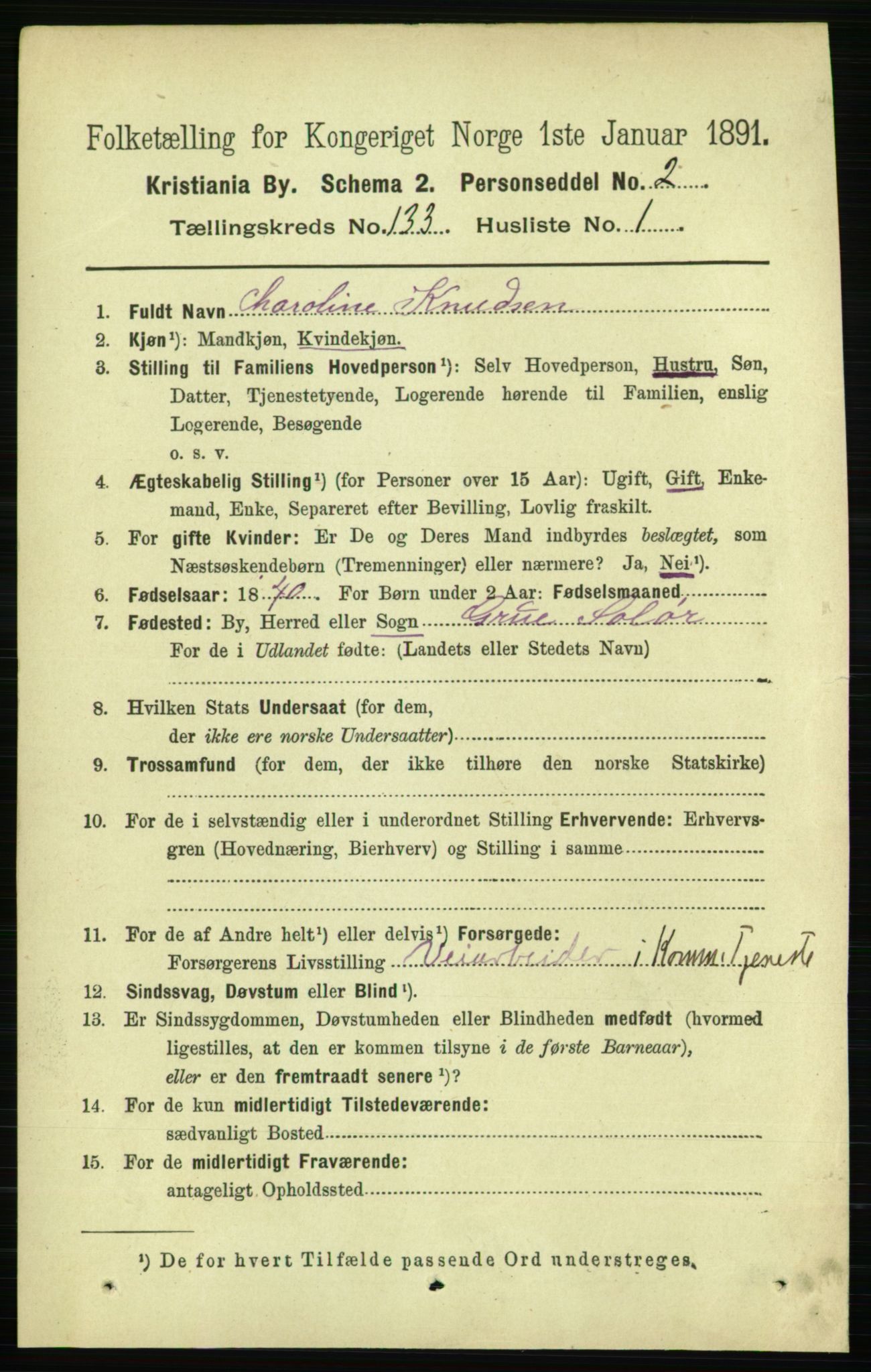 RA, 1891 census for 0301 Kristiania, 1891, p. 72417