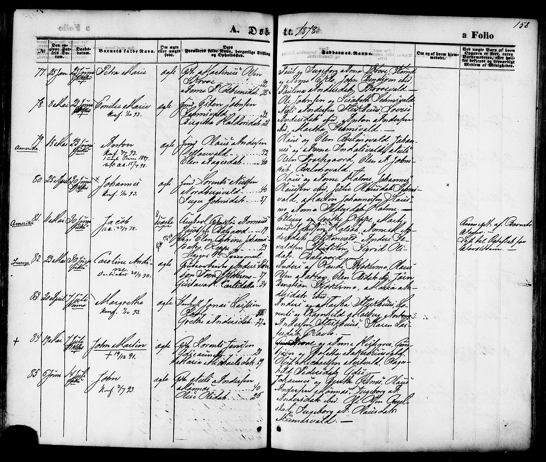 Ministerialprotokoller, klokkerbøker og fødselsregistre - Nord-Trøndelag, AV/SAT-A-1458/723/L0242: Parish register (official) no. 723A11, 1870-1880, p. 158