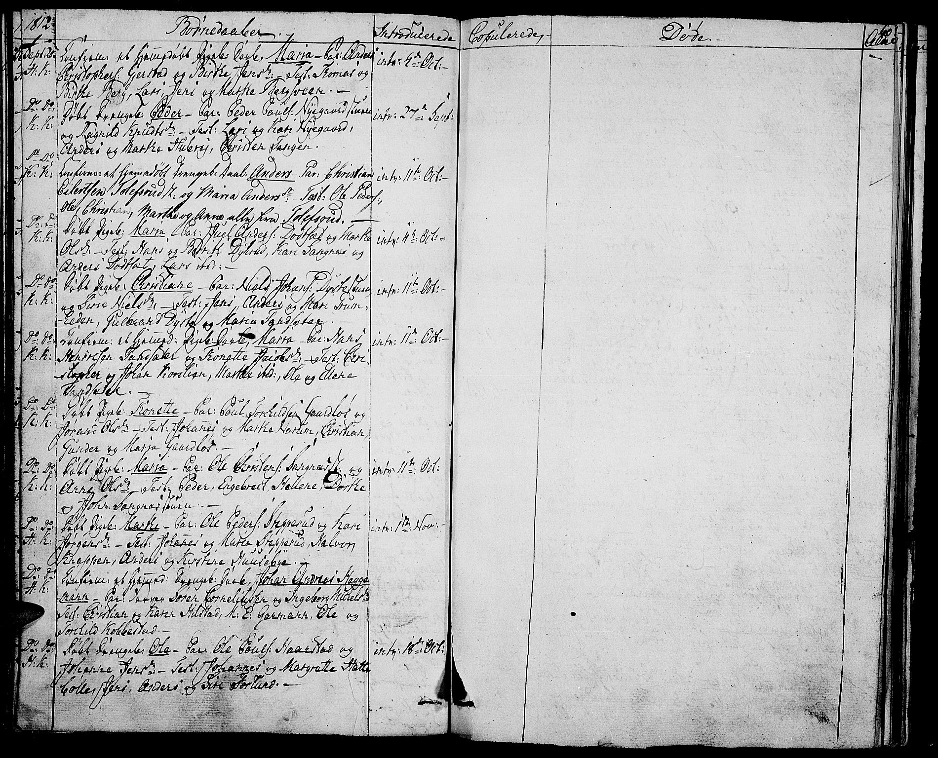 Toten prestekontor, AV/SAH-PREST-102/H/Ha/Haa/L0008: Parish register (official) no. 8, 1809-1814, p. 60