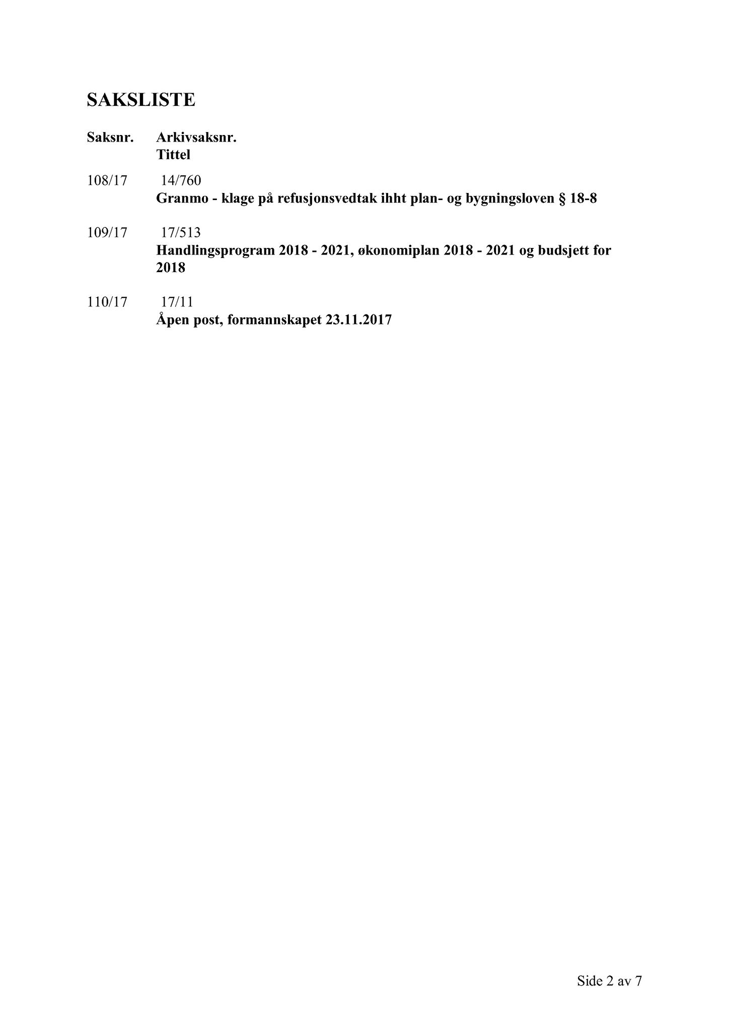 Klæbu Kommune, TRKO/KK/02-FS/L010: Formannsskapet - Møtedokumenter, 2017, p. 3601