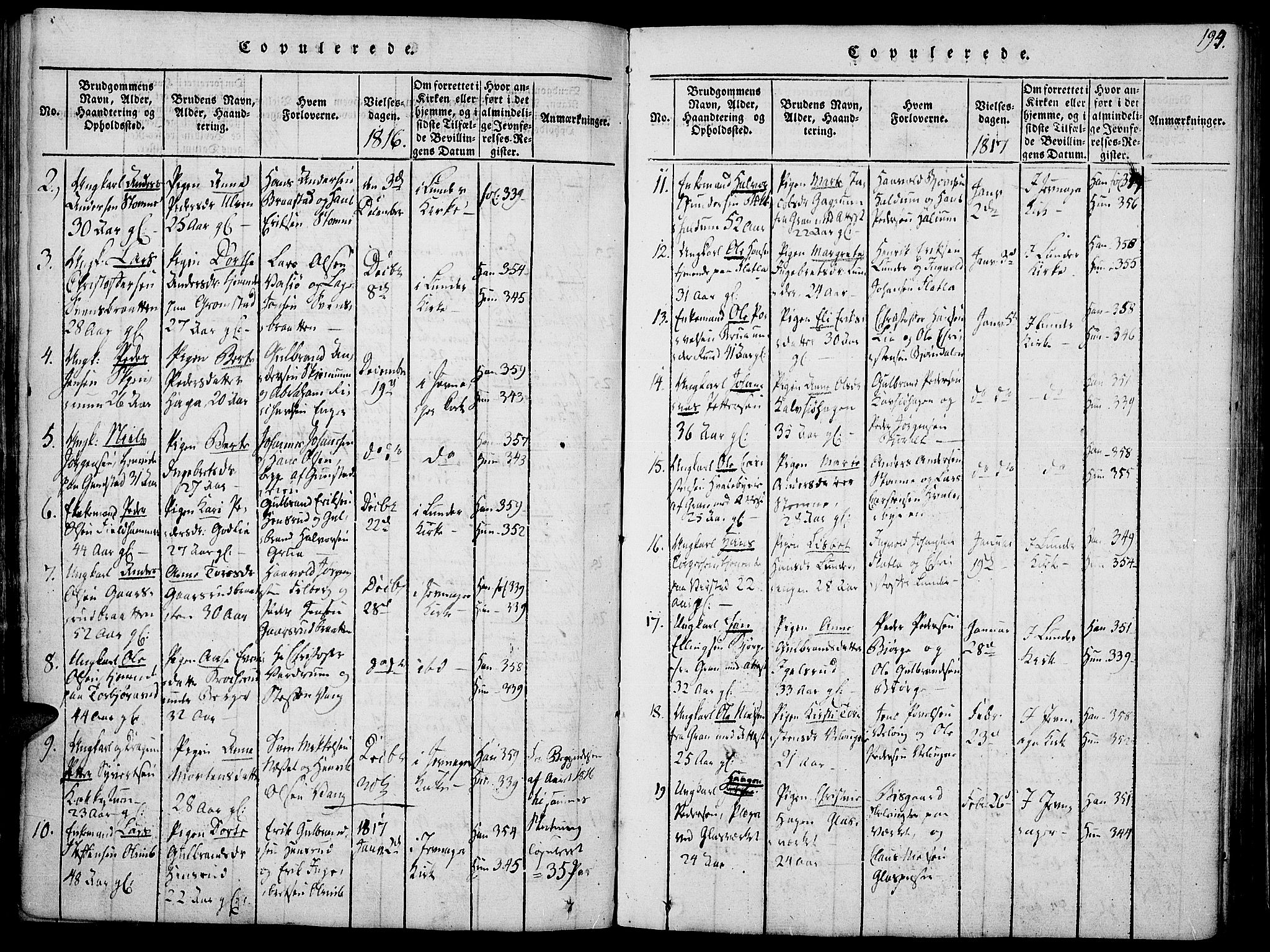 Jevnaker prestekontor, SAH/PREST-116/H/Ha/Haa/L0005: Parish register (official) no. 5, 1815-1837, p. 194
