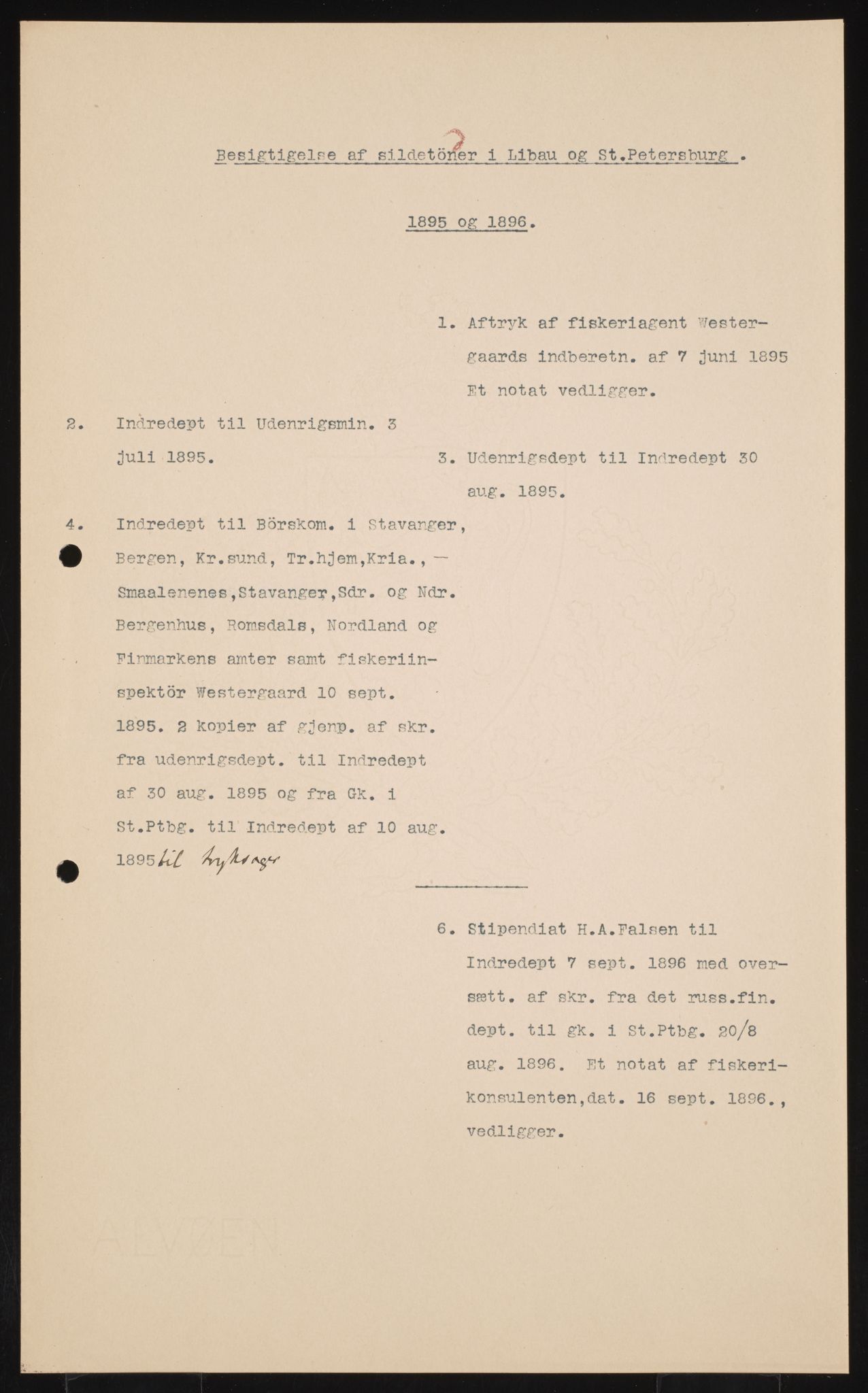 Utenriksdepartementet, AV/RA-S-2259, 1846-1939, p. 226