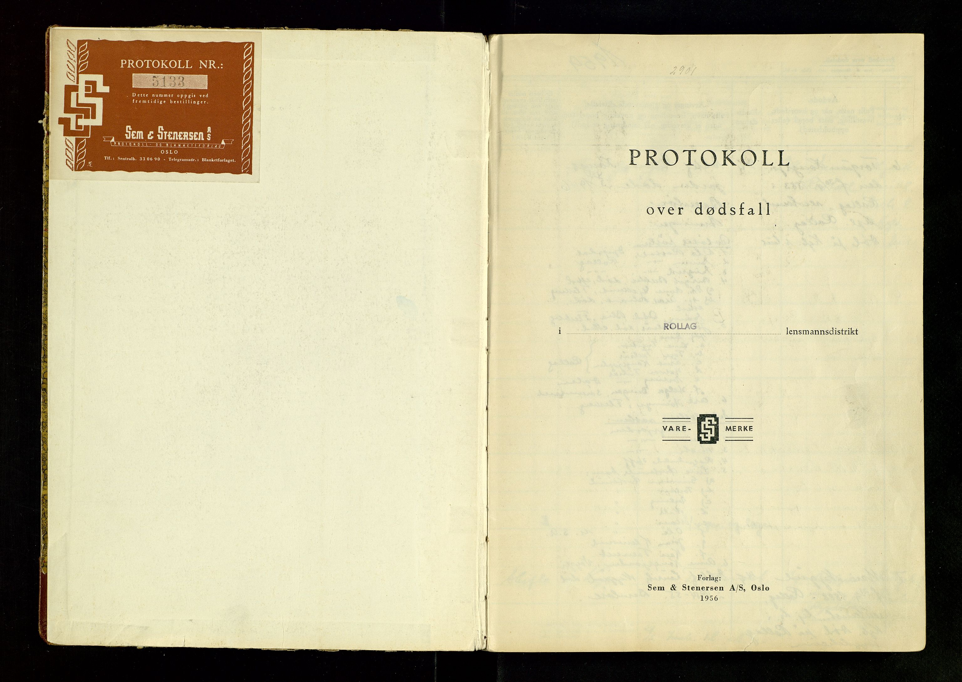 Rollag lensmannskontor, AV/SAKO-A-521/H/Ha/L0005: Dødsfallsprotokoll, 1959-1972