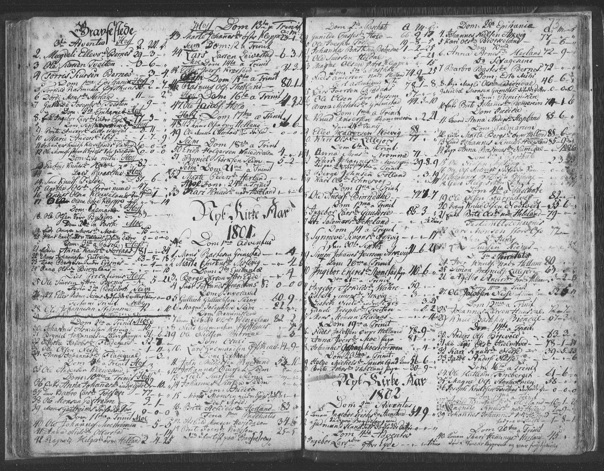 Hosanger sokneprestembete, AV/SAB-A-75801/H/Haa: Parish register (official) no. A 3, 1793-1811, p. 72b-73a