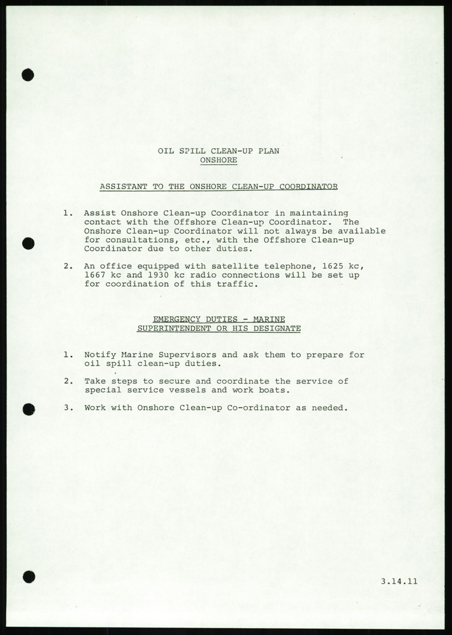 Justisdepartementet, Granskningskommisjonen ved Alexander Kielland-ulykken 27.3.1980, AV/RA-S-1165/D/L0016: O Beredskapsplaner (Doku.liste + O1-O3 av 3), 1980-1981, p. 173