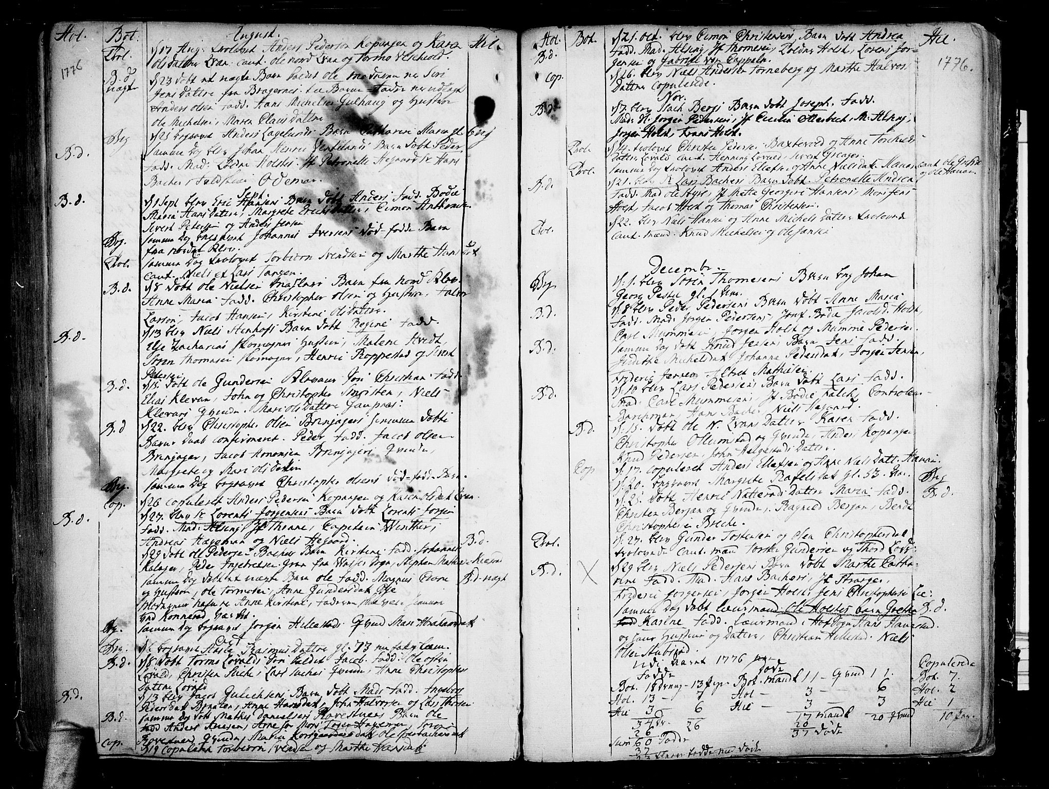 Botne kirkebøker, AV/SAKO-A-340/F/Fa/L0001a: Parish register (official) no. I 1A, 1707-1778, p. 328-329