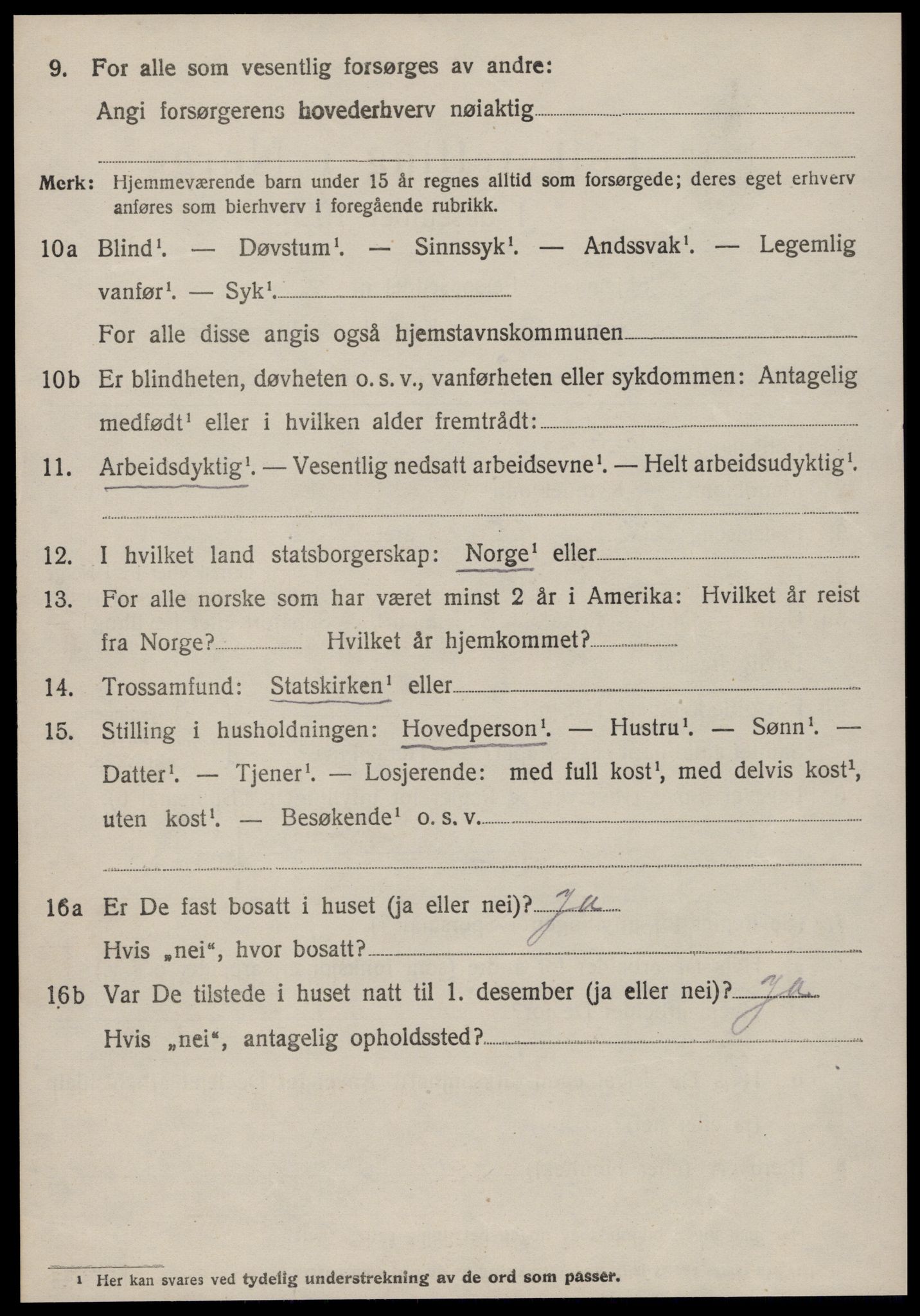 SAT, 1920 census for Haram, 1920, p. 3242