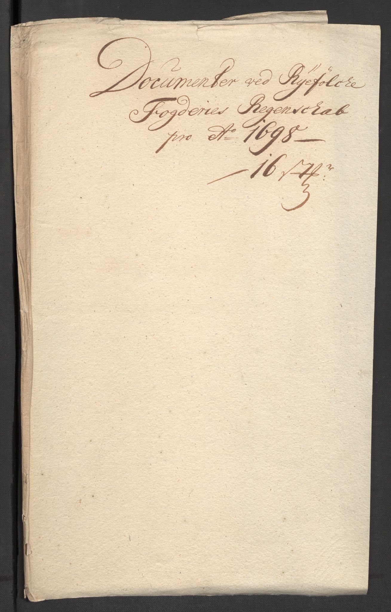 Rentekammeret inntil 1814, Reviderte regnskaper, Fogderegnskap, RA/EA-4092/R47/L2858: Fogderegnskap Ryfylke, 1697-1700, p. 183