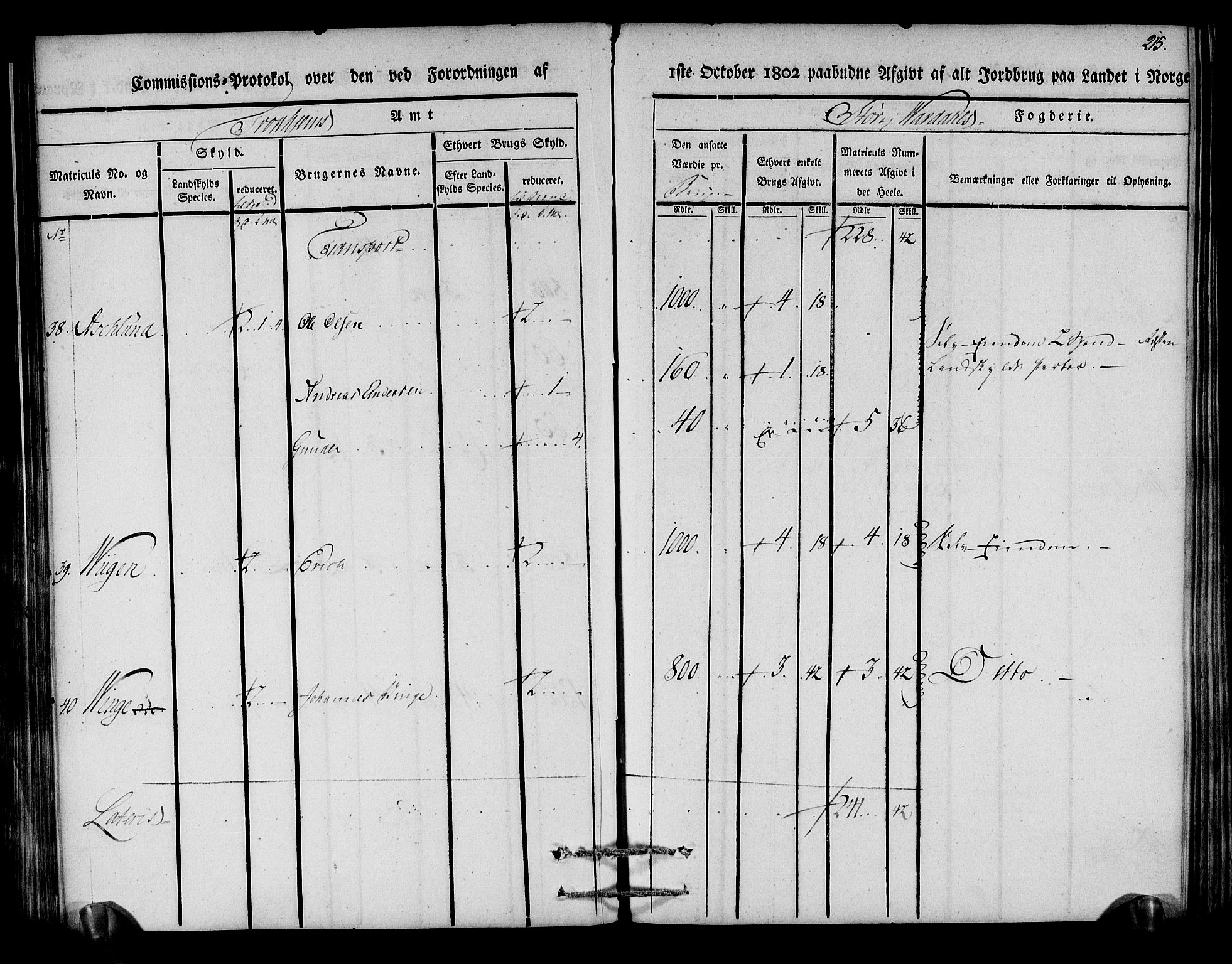 Rentekammeret inntil 1814, Realistisk ordnet avdeling, AV/RA-EA-4070/N/Ne/Nea/L0148: Stjørdal og Verdal fogderi. Kommisjonsprotokoll, 1803, p. 216