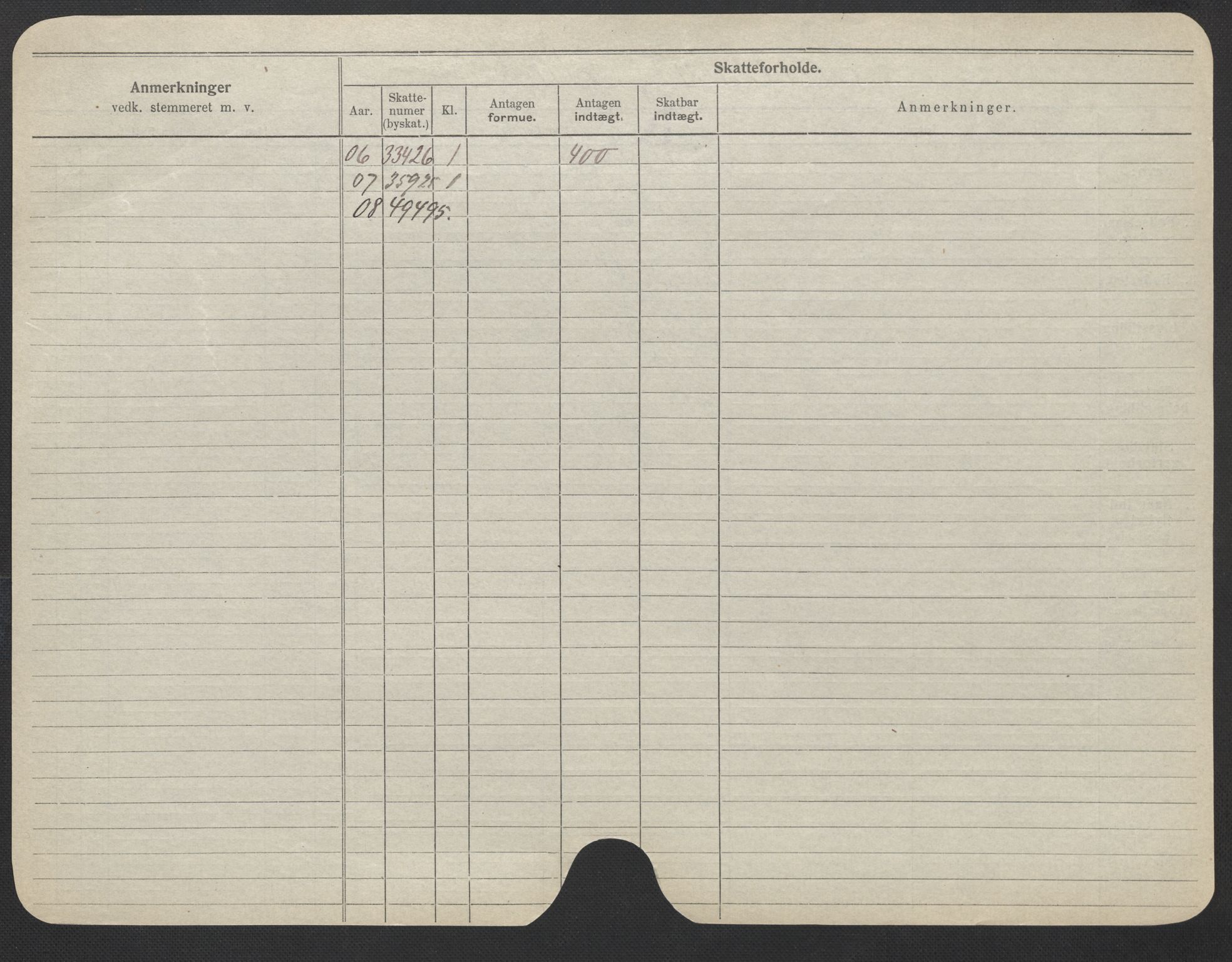 Oslo folkeregister, Registerkort, AV/SAO-A-11715/F/Fa/Fac/L0022: Kvinner, 1906-1914, p. 576b