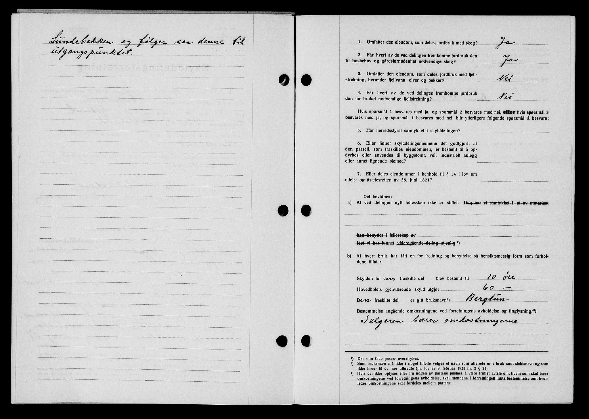 Flekkefjord sorenskriveri, SAK/1221-0001/G/Gb/Gba/L0058: Mortgage book no. A-6, 1942-1944, Diary no: : 253/1943